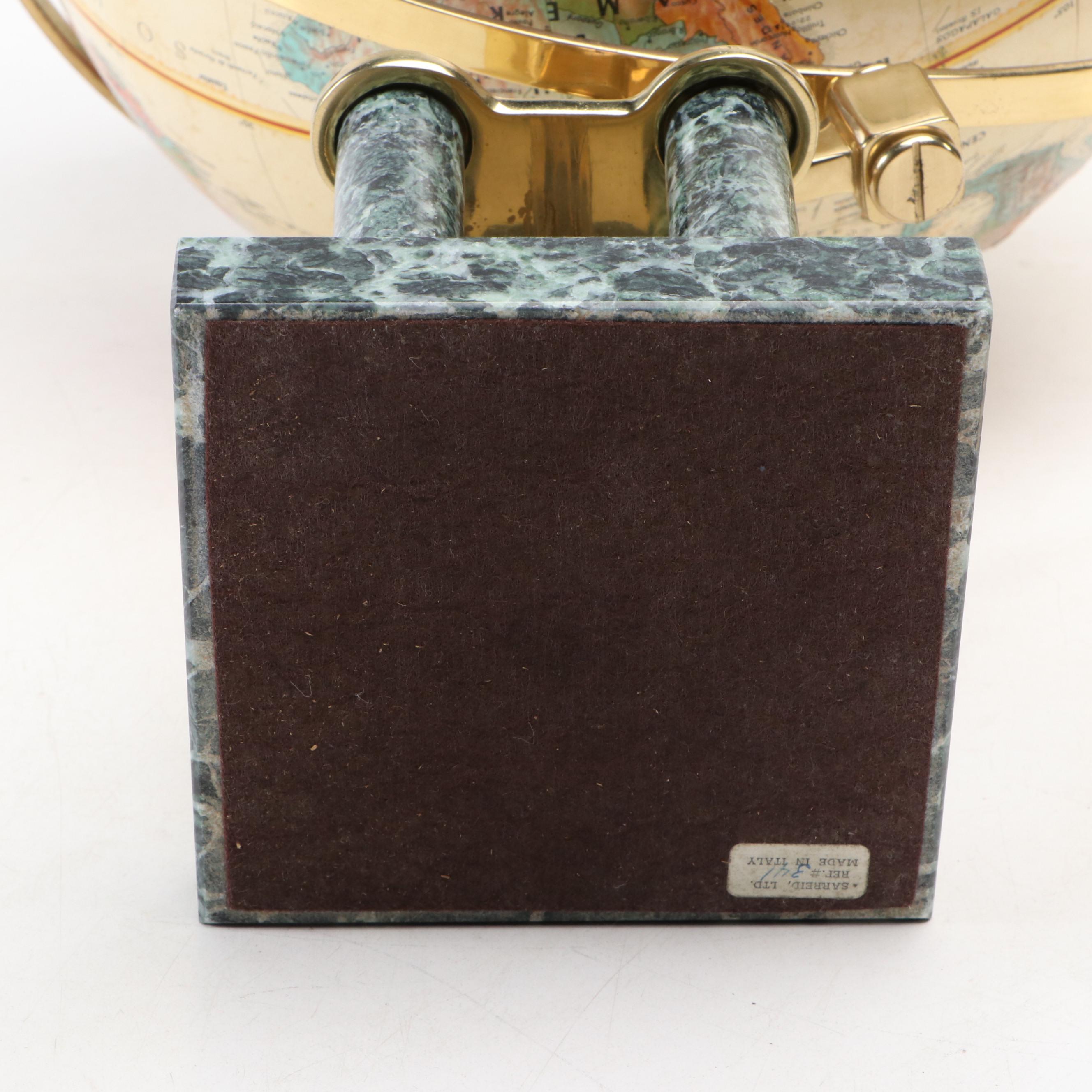 Replogle World Desk Globe on Marble Base