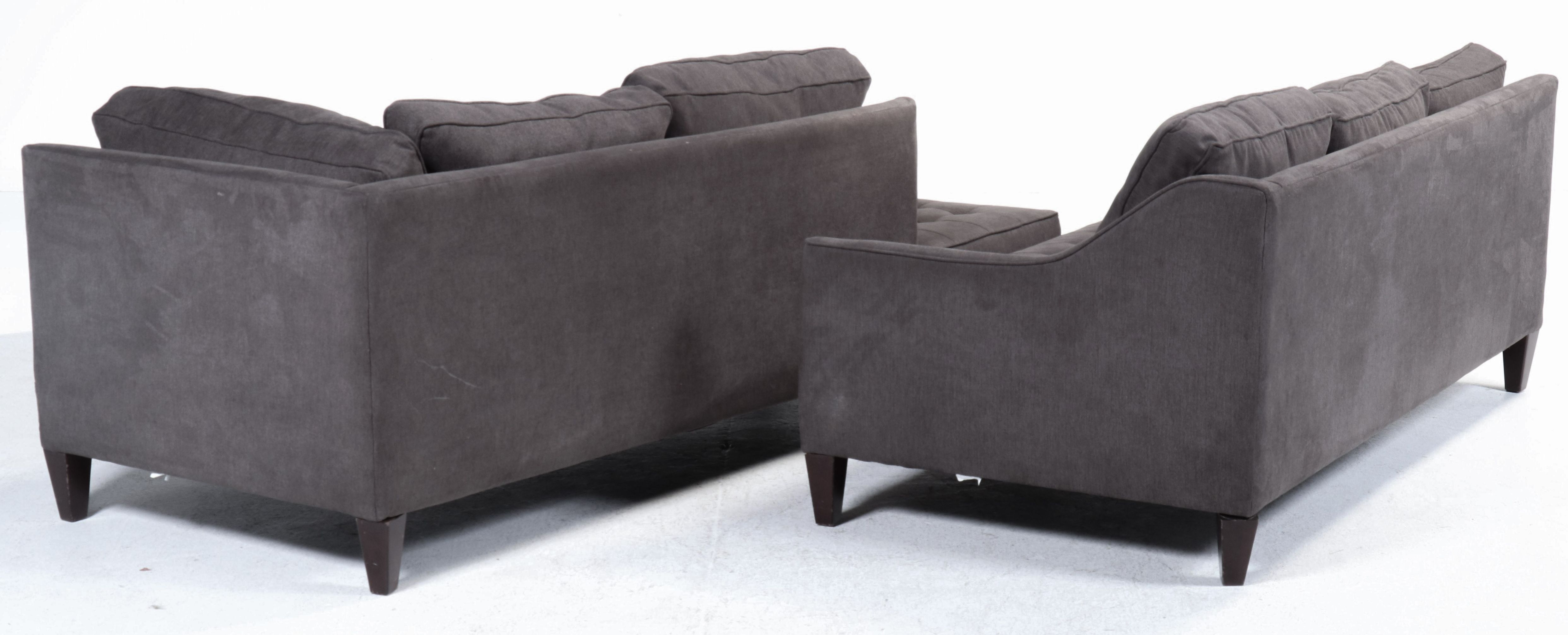 Haverty's Furniture Contemporary Fabric Upholstered Two-Piece Sectional