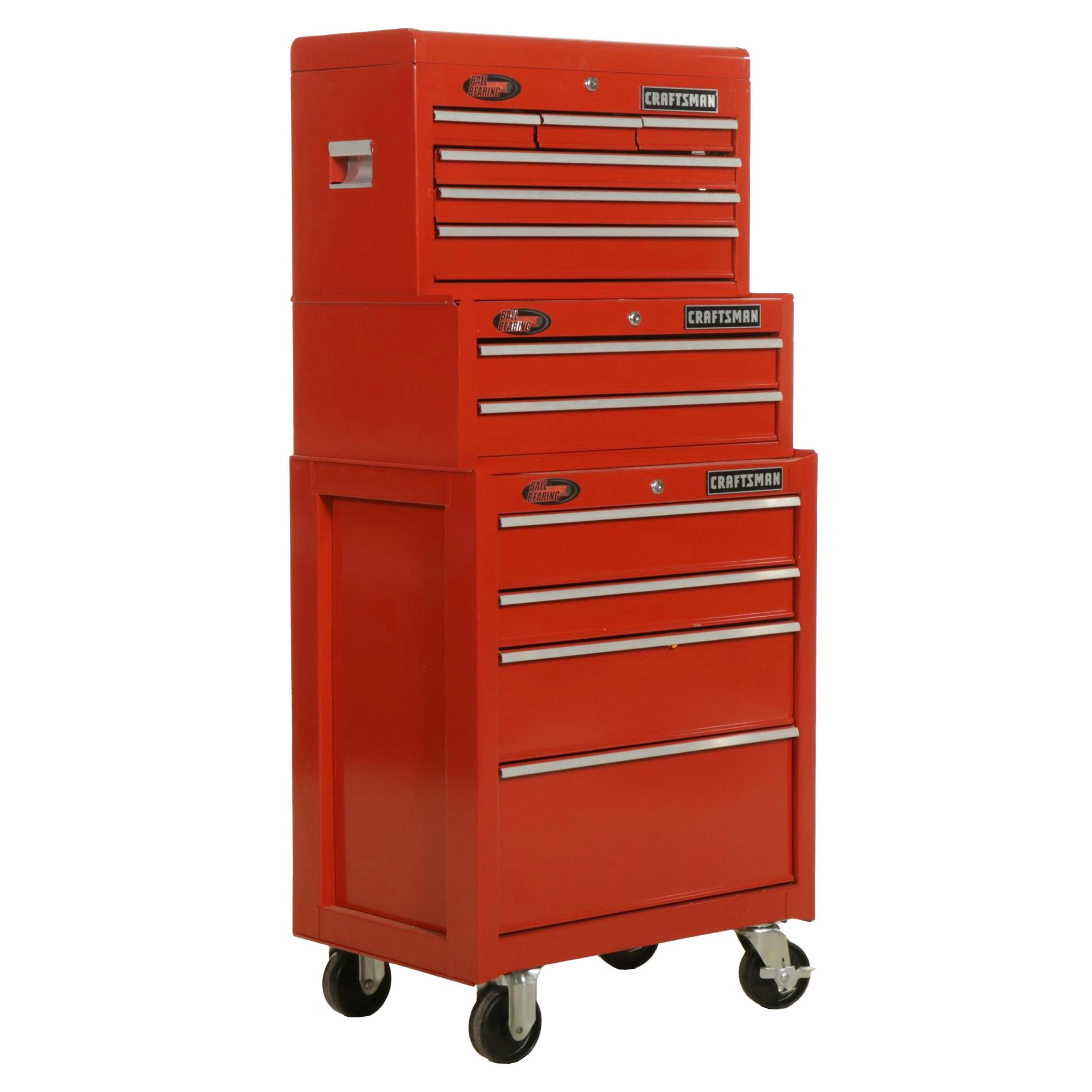 Three Tier Craftsman "Ball Bearing" Tool Chest with Tools