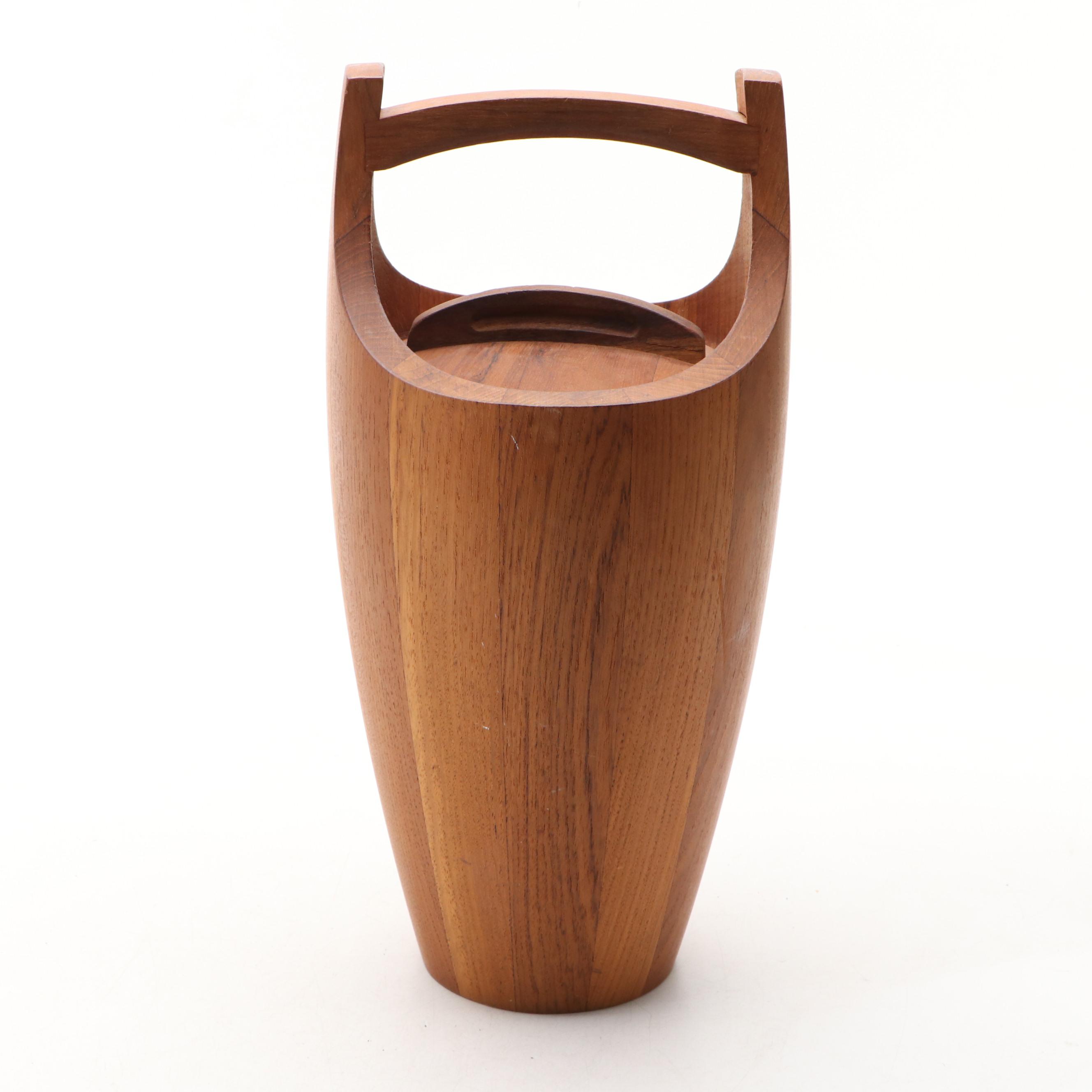 Jens Quistgaard for Dansk Teak Ice Bucket, Mid-20th Century