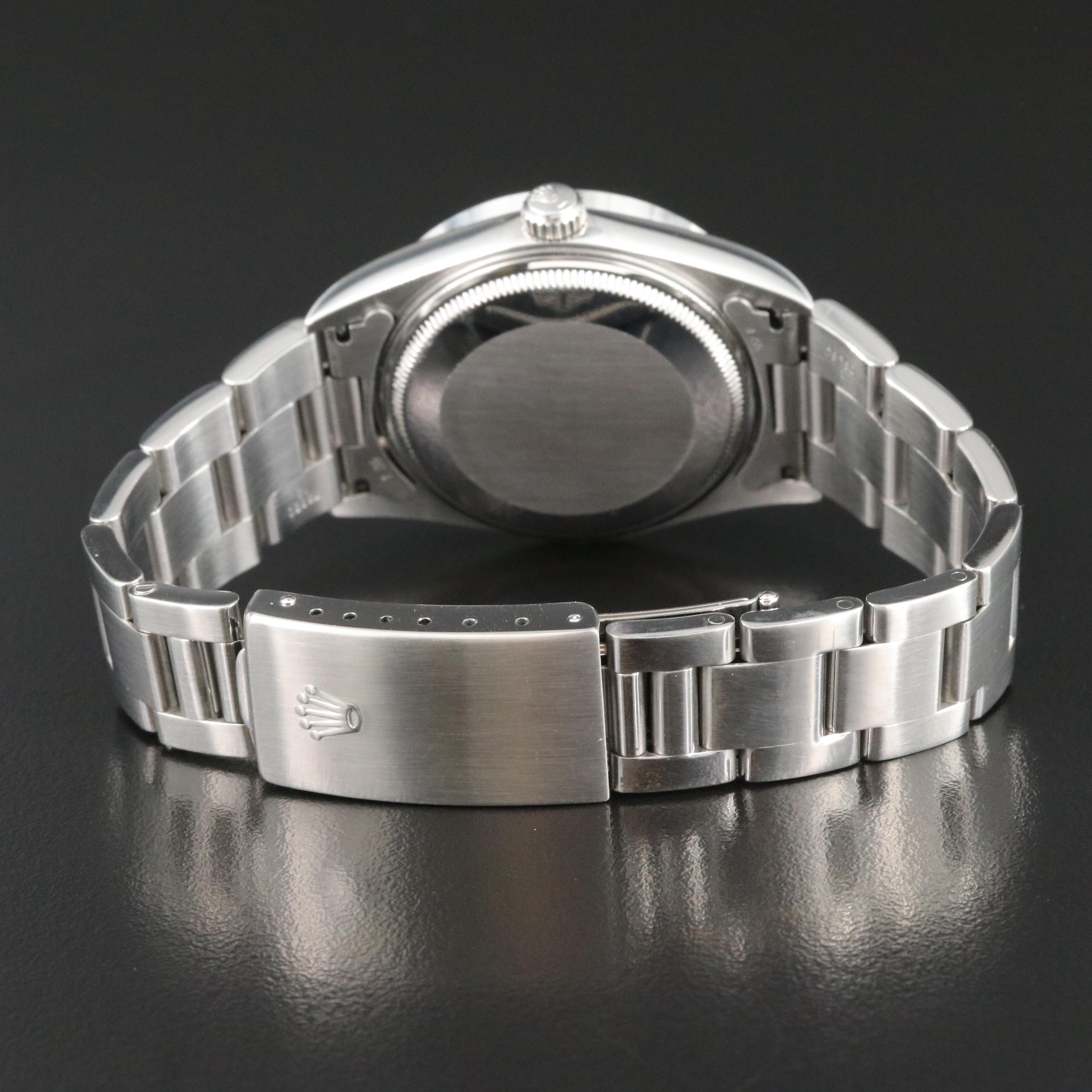 Rolex Air-King 14010 Black 34mm Steel Automatic Watch