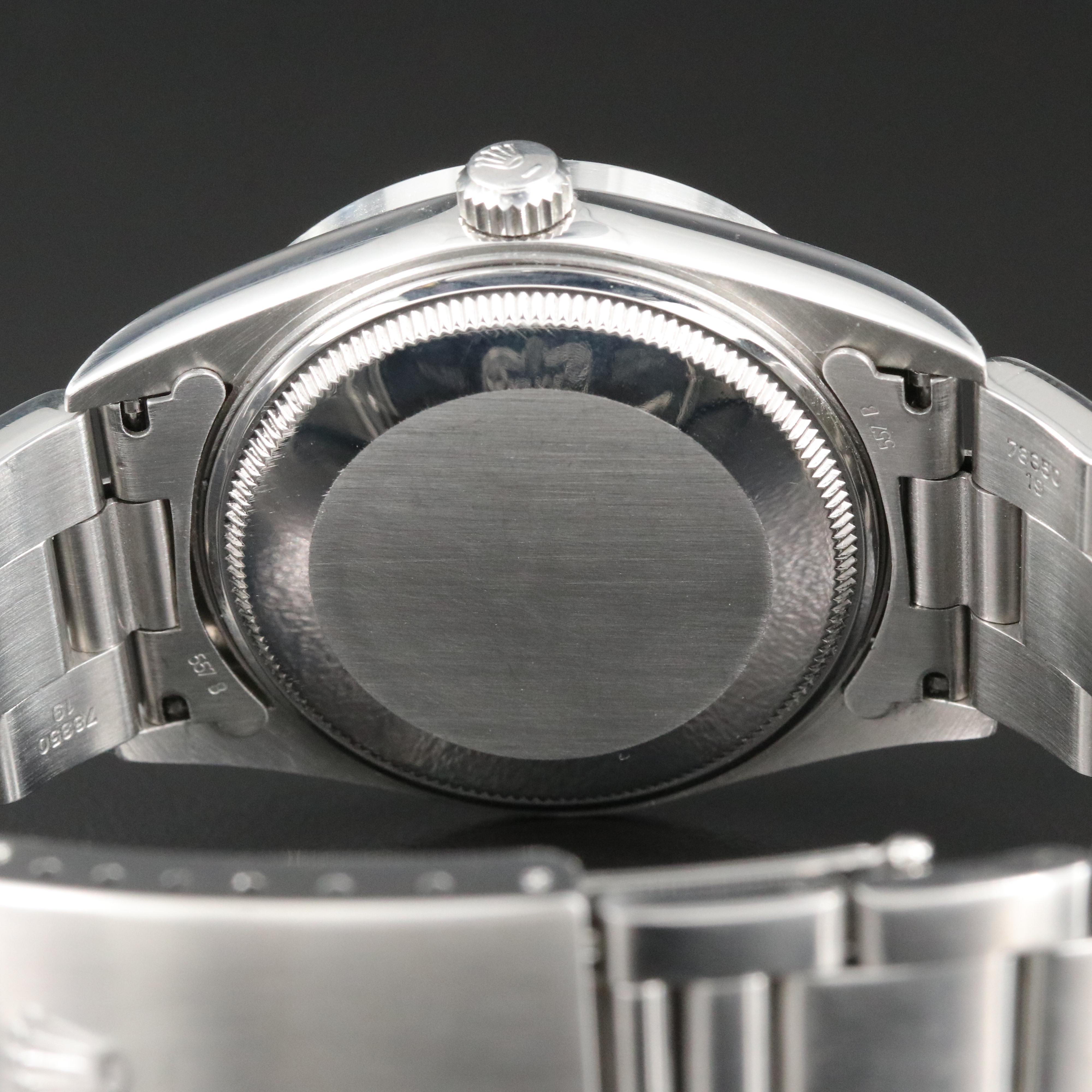 Rolex Air-King 14010 Black 34mm Steel Automatic Watch