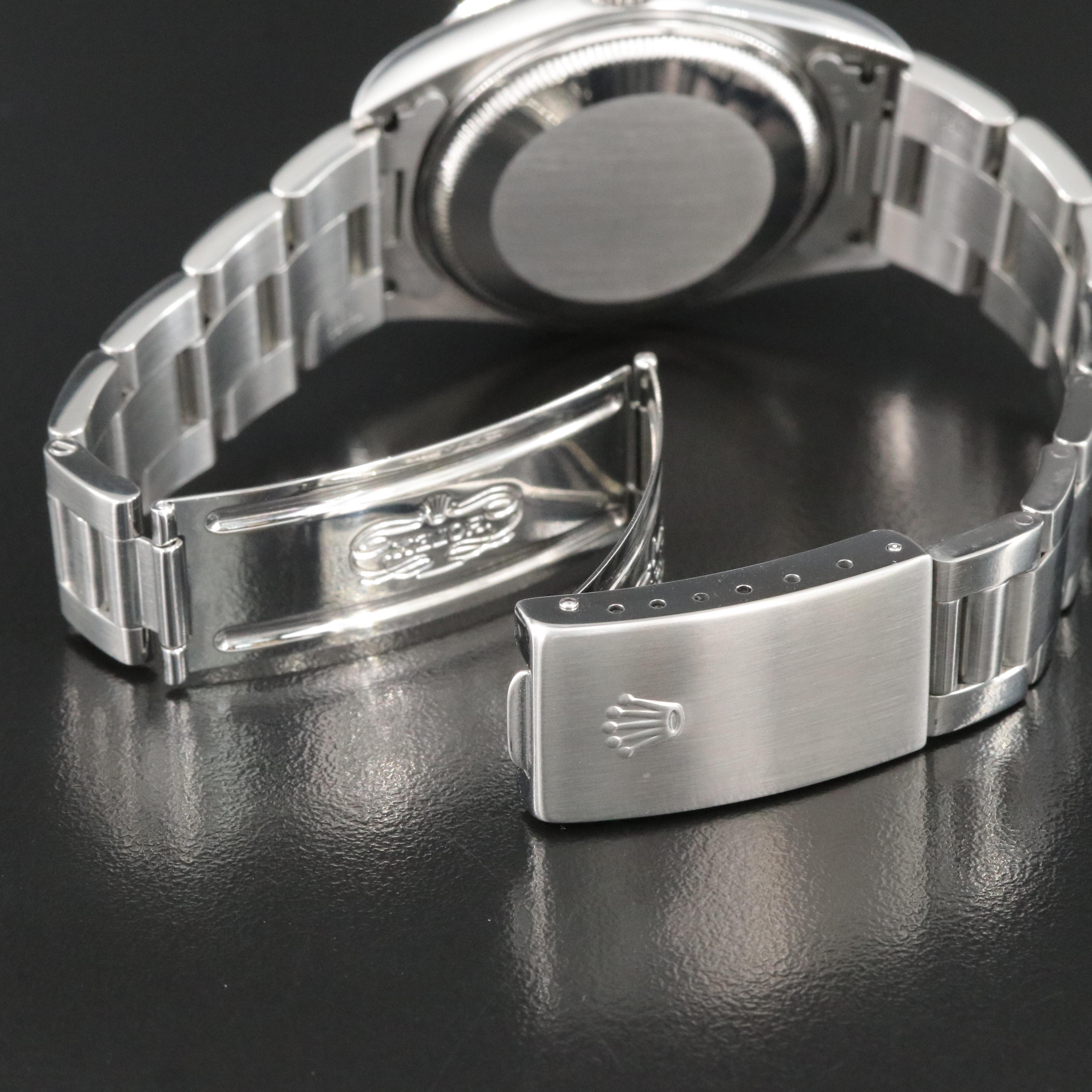 Rolex Air-King 14010 Black 34mm Steel Automatic Watch