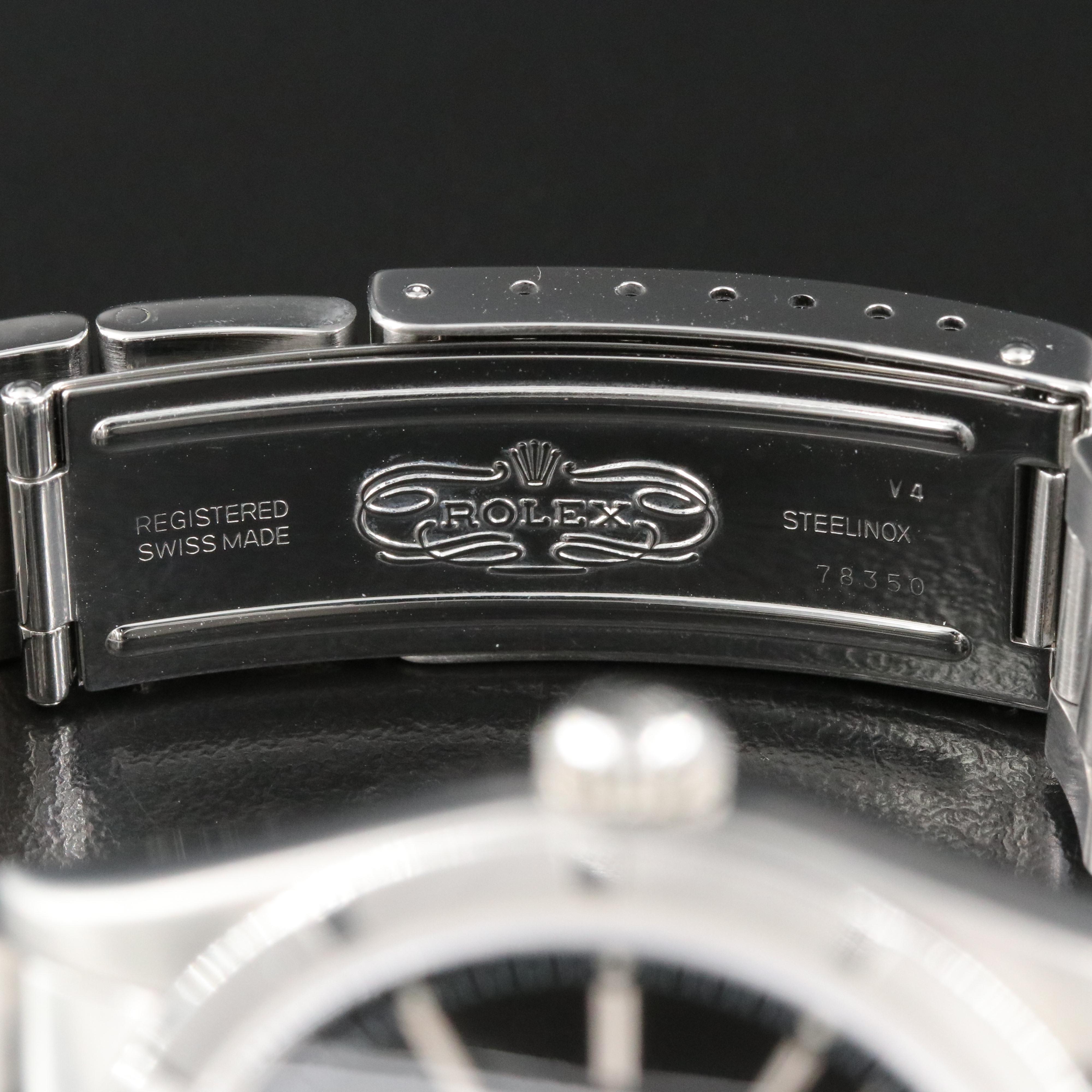 Rolex Air-King 14010 Black 34mm Steel Automatic Watch