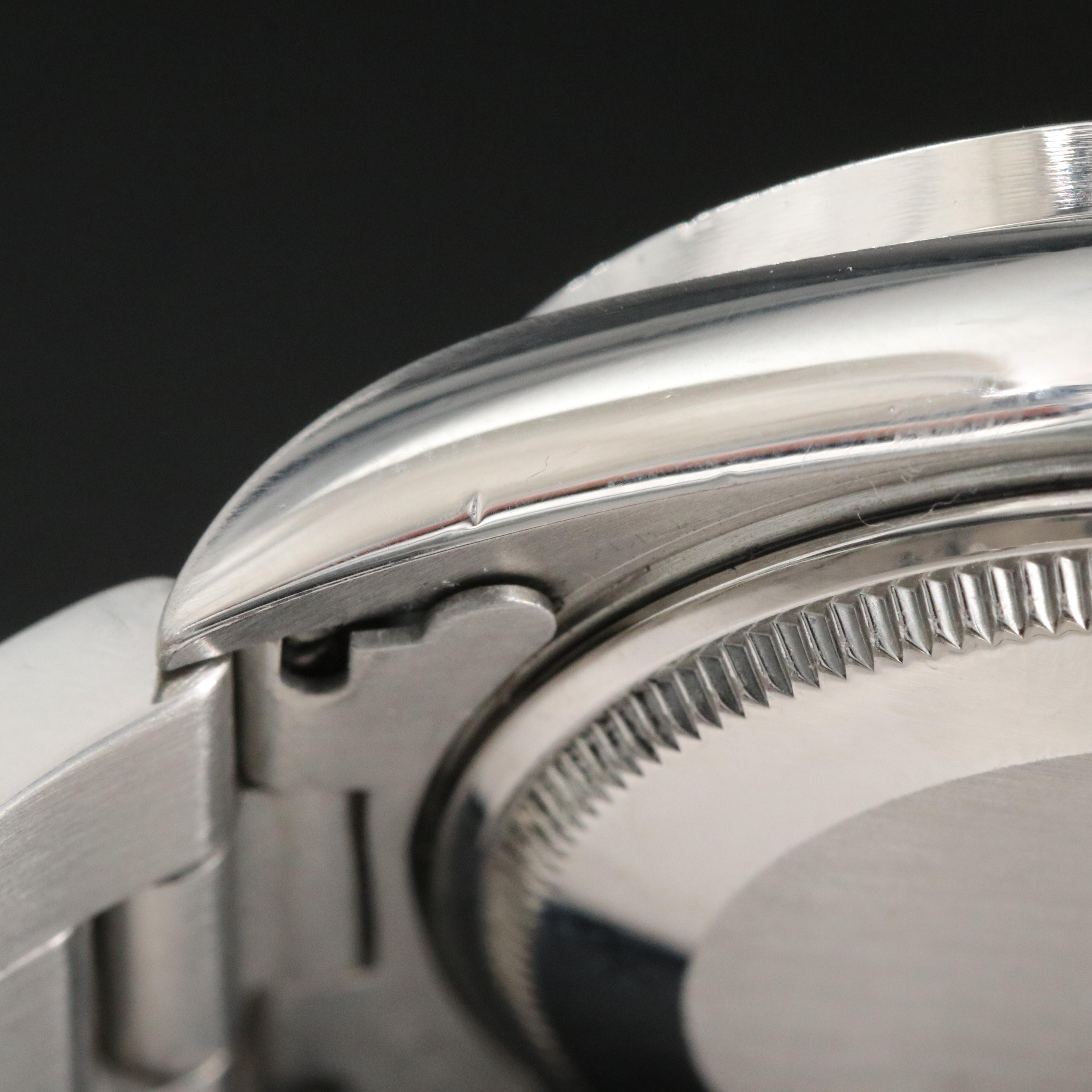 Rolex Air-King 14010 Black 34mm Steel Automatic Watch