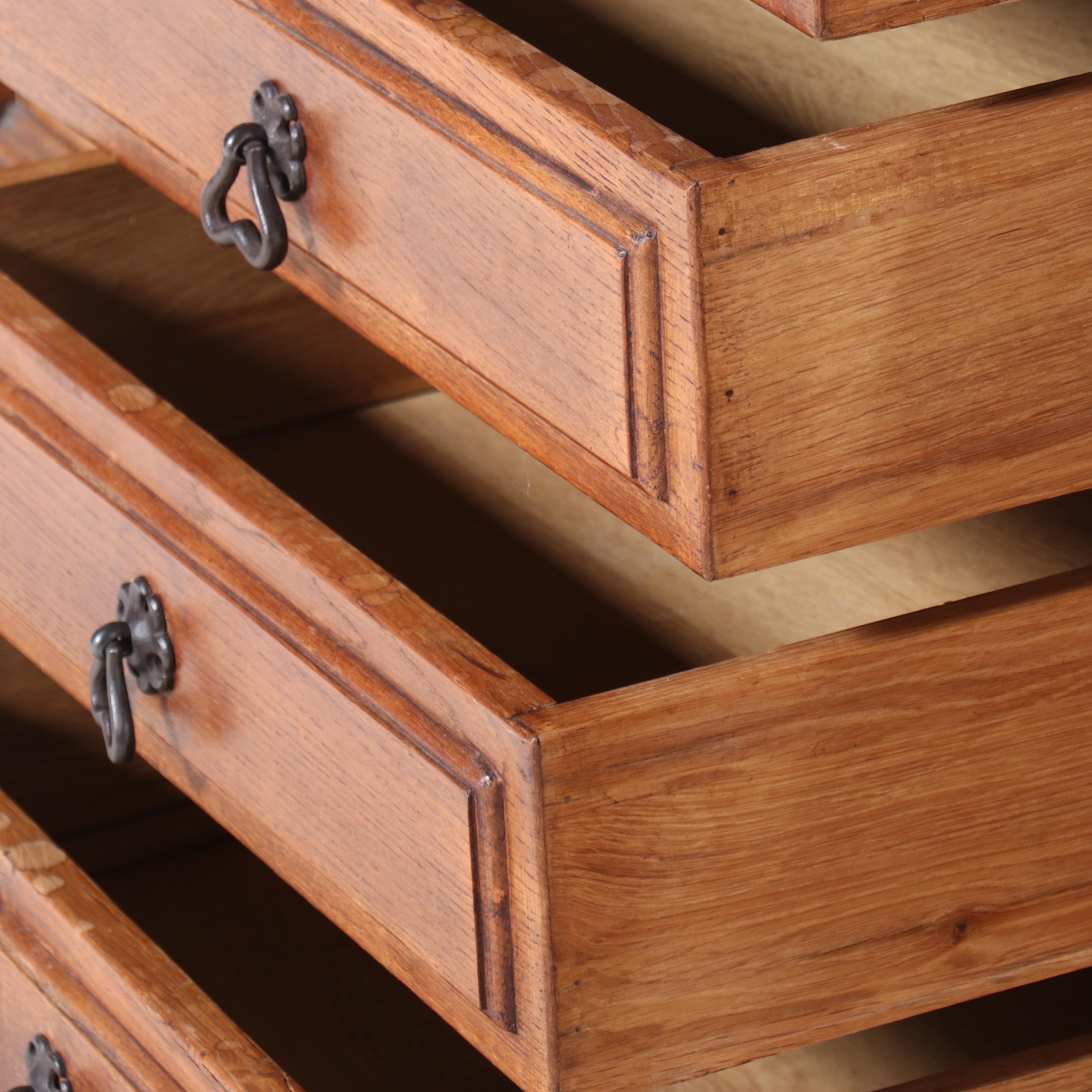 Large Spanish Colonial Style Quartersawn Oak Sideboard