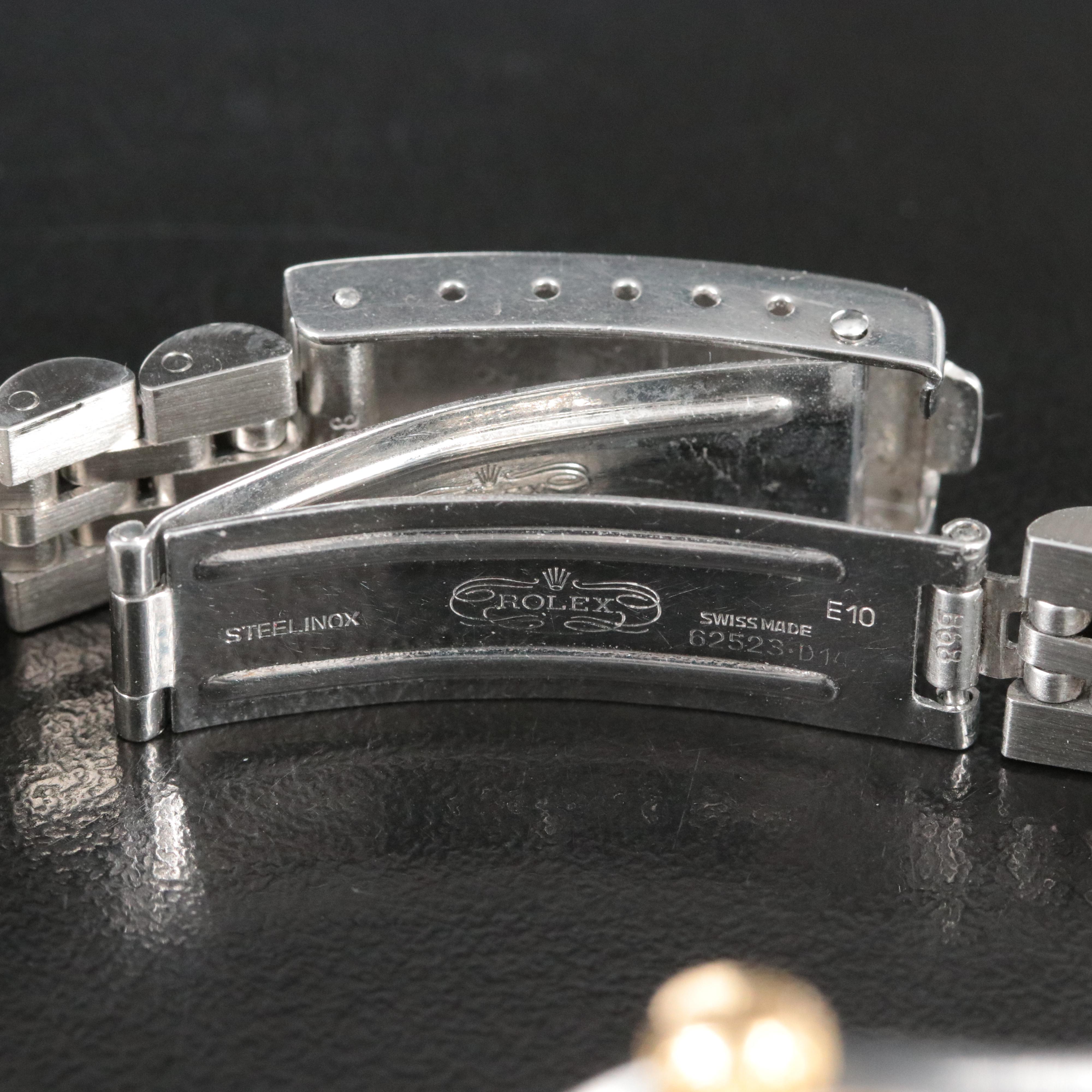 1979 Rolex 14K and Stainless Steel Custom Date Watch