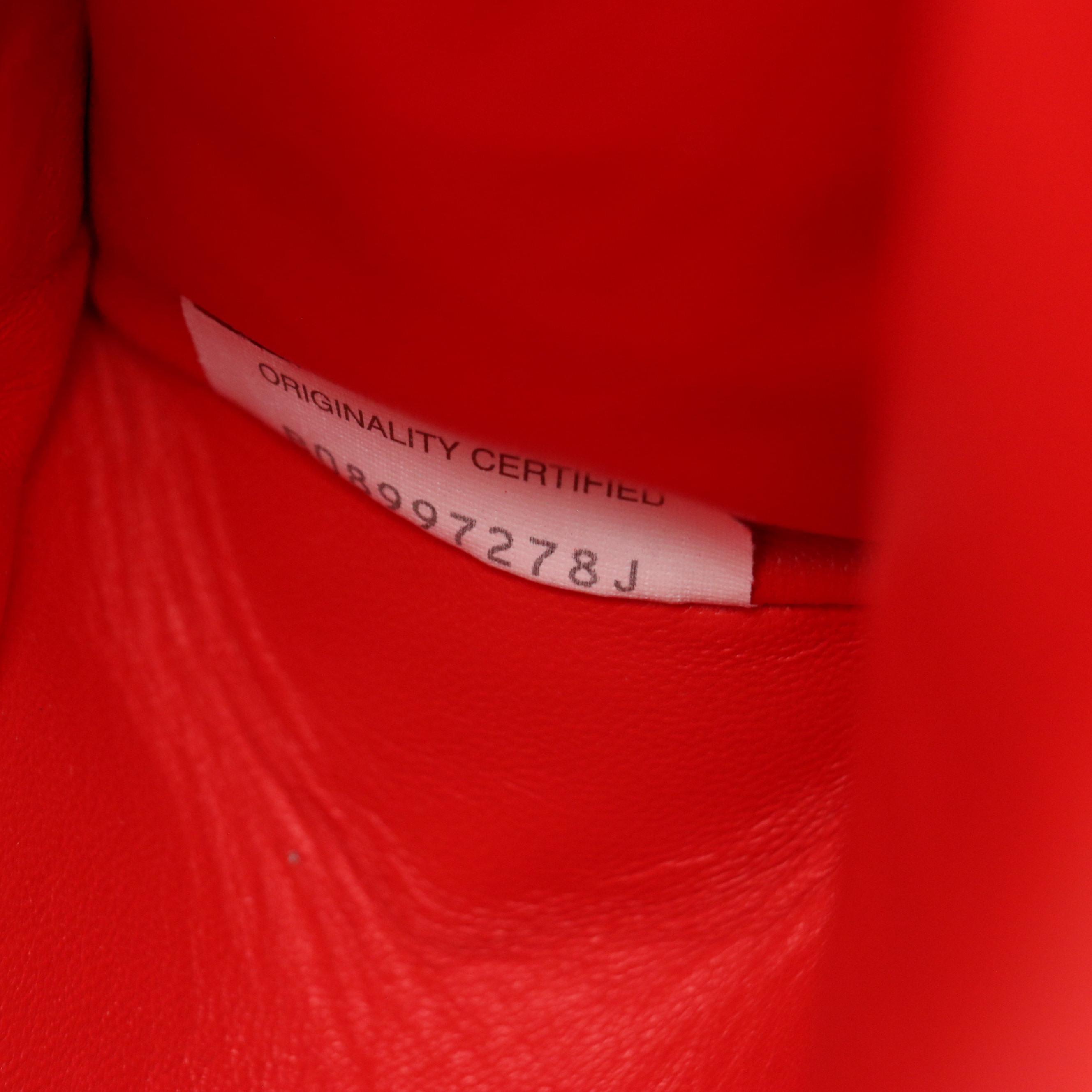 Bottega Veneta The Knot Strap Small Shoulder Bag in Red Intrecciato Leather