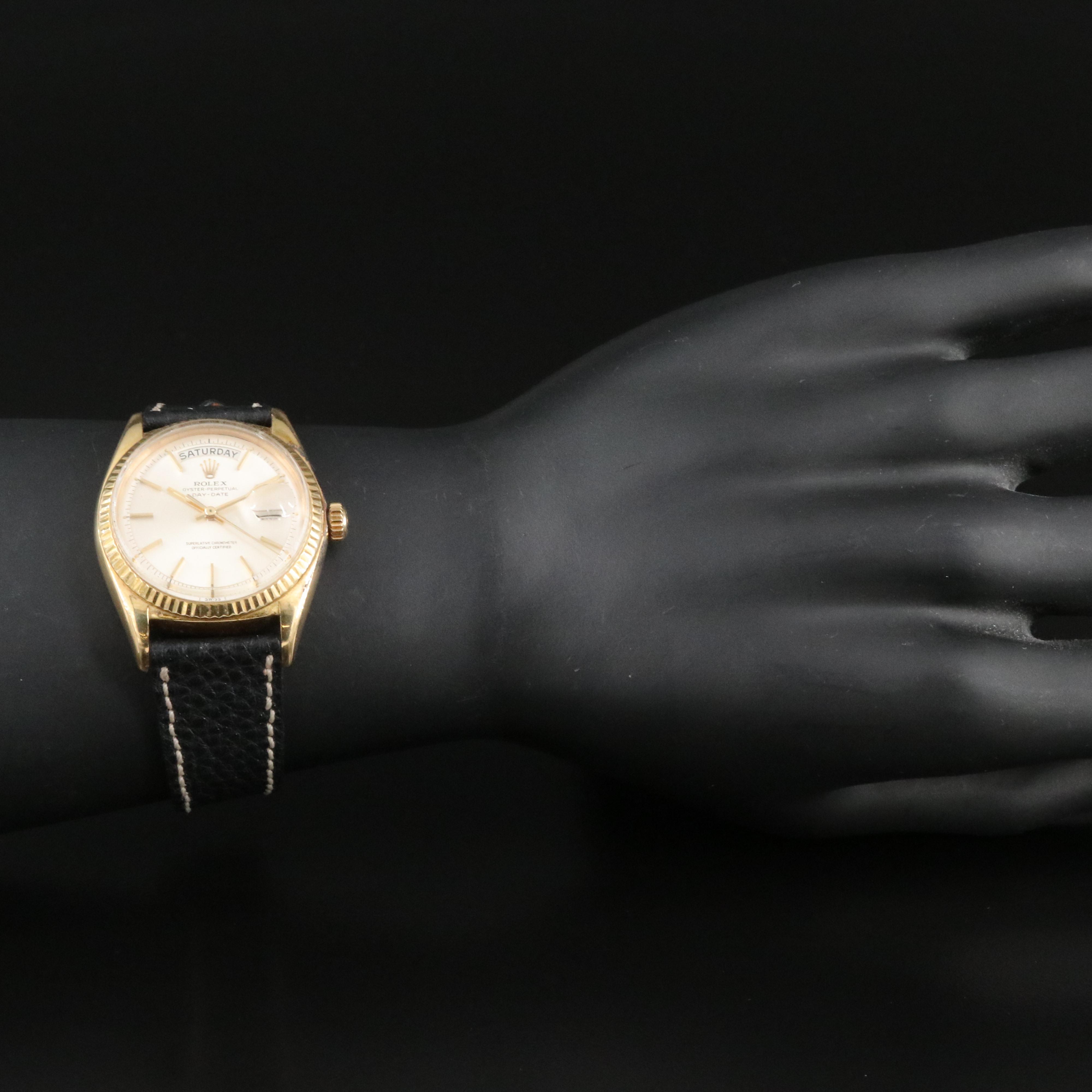 1963 Rolex Day-Date Pie Pan Dial Watch