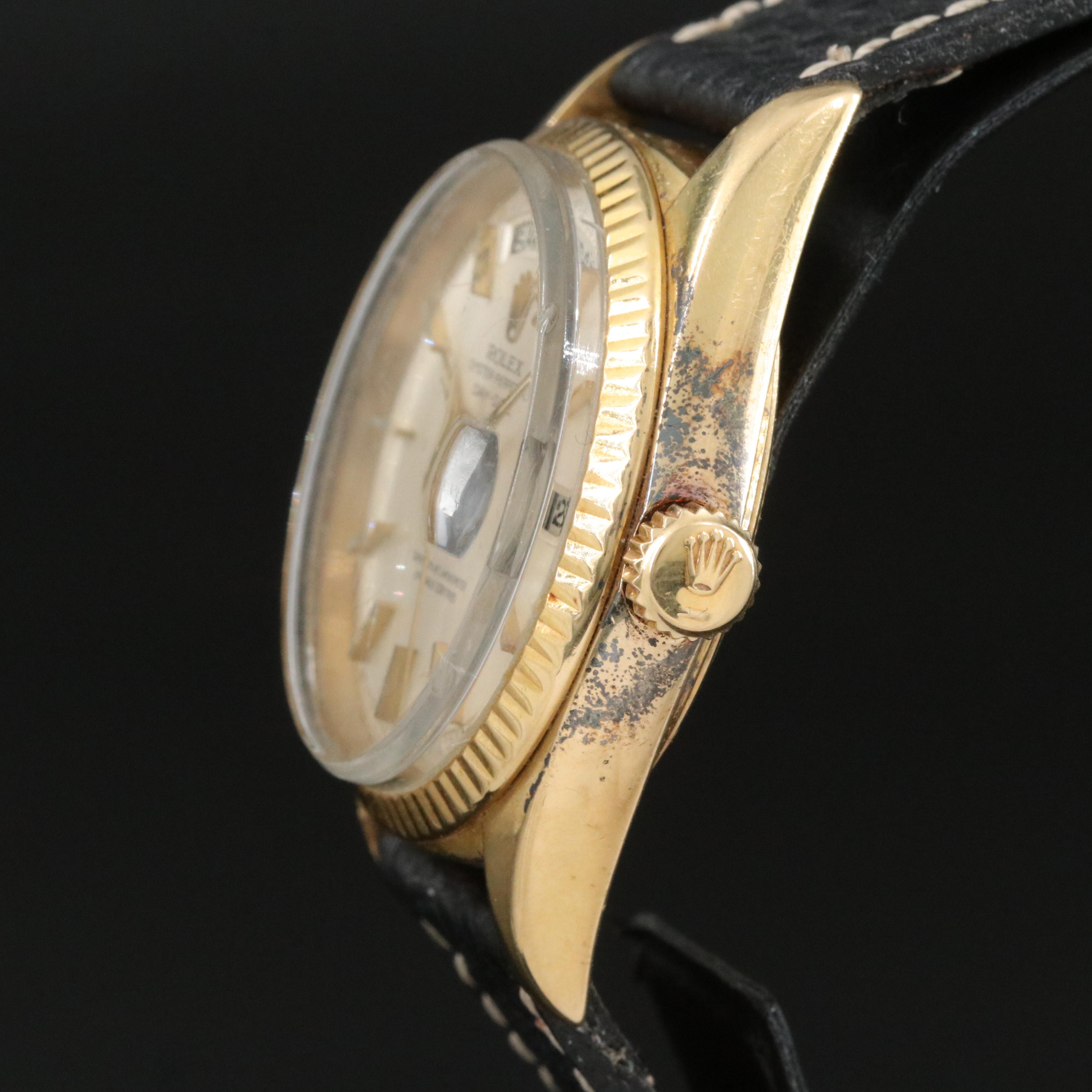 1963 Rolex Day-Date Pie Pan Dial Watch