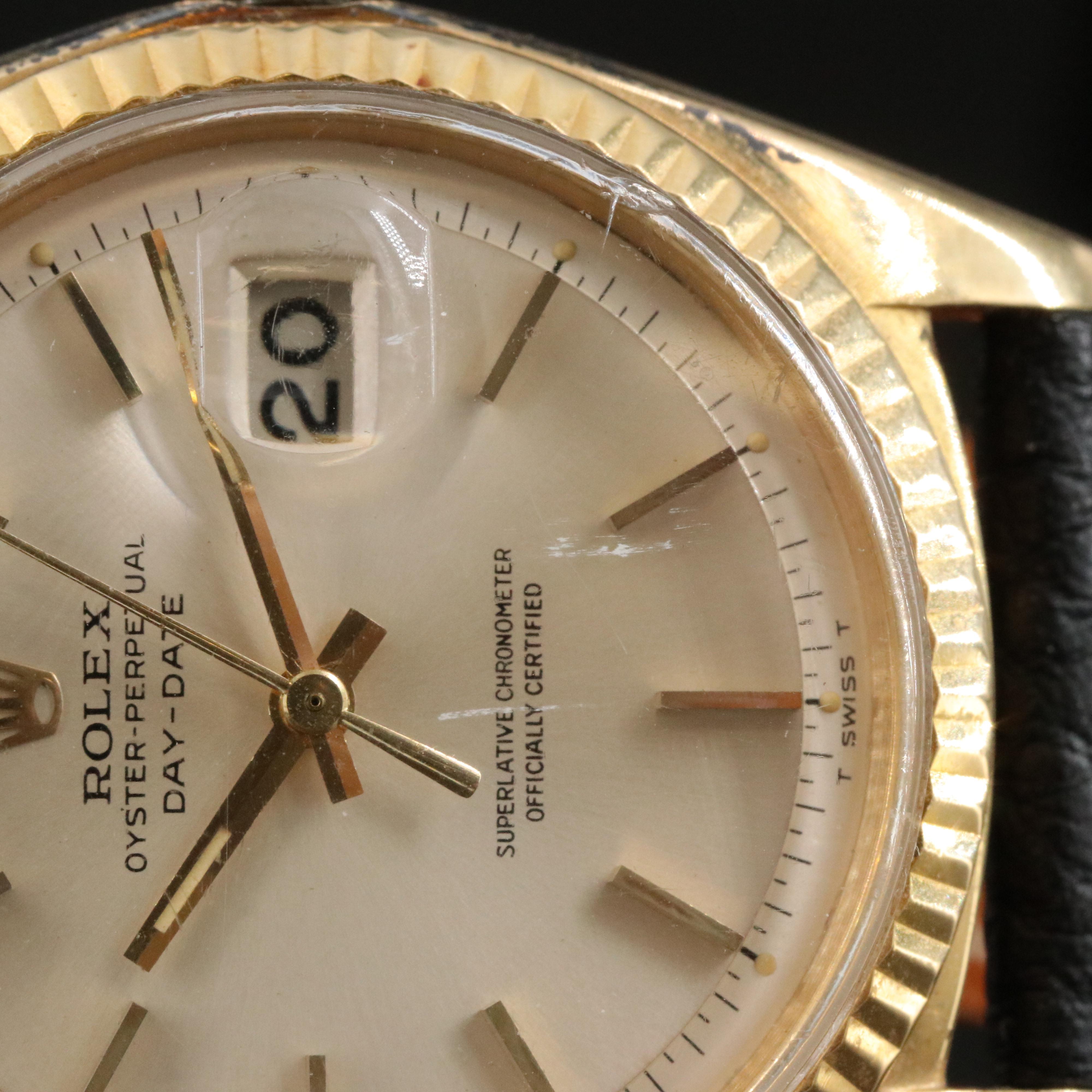1963 Rolex Day-Date Pie Pan Dial Watch