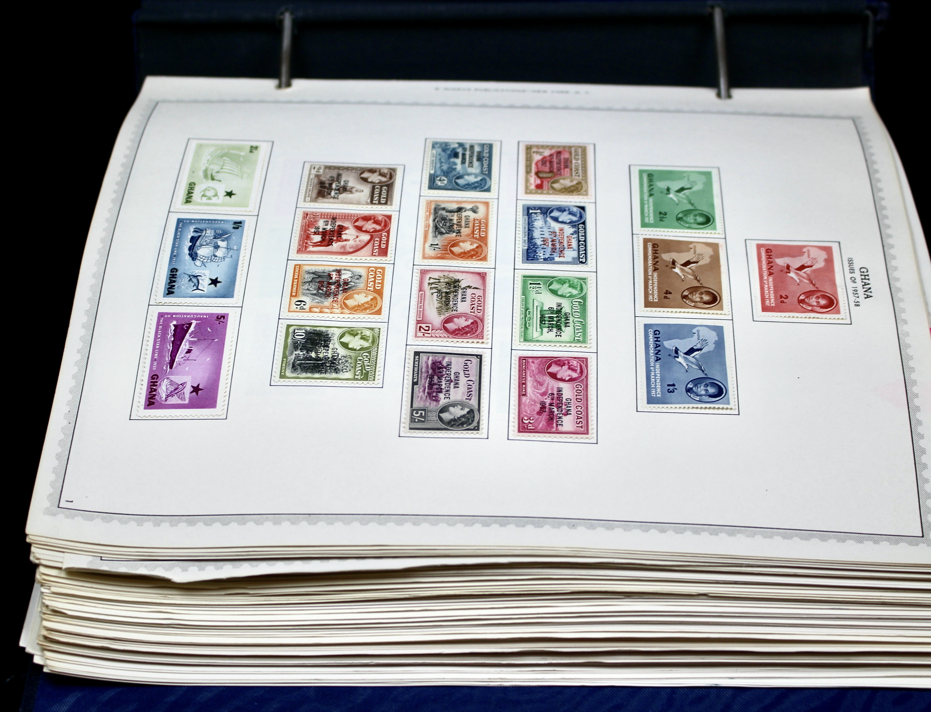 Mint Condition Ghana Postage Stamp Collection