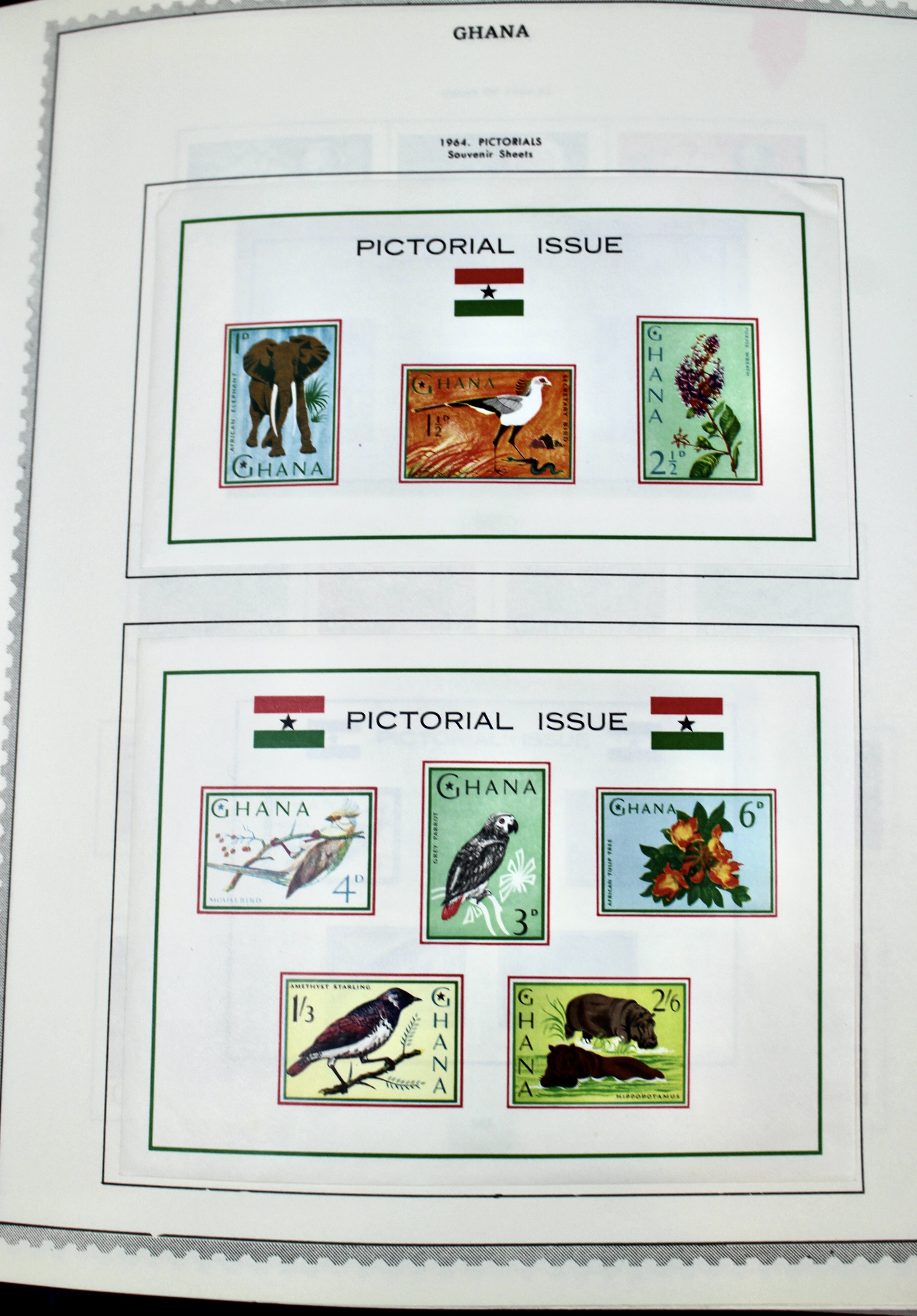 Mint Condition Ghana Postage Stamp Collection
