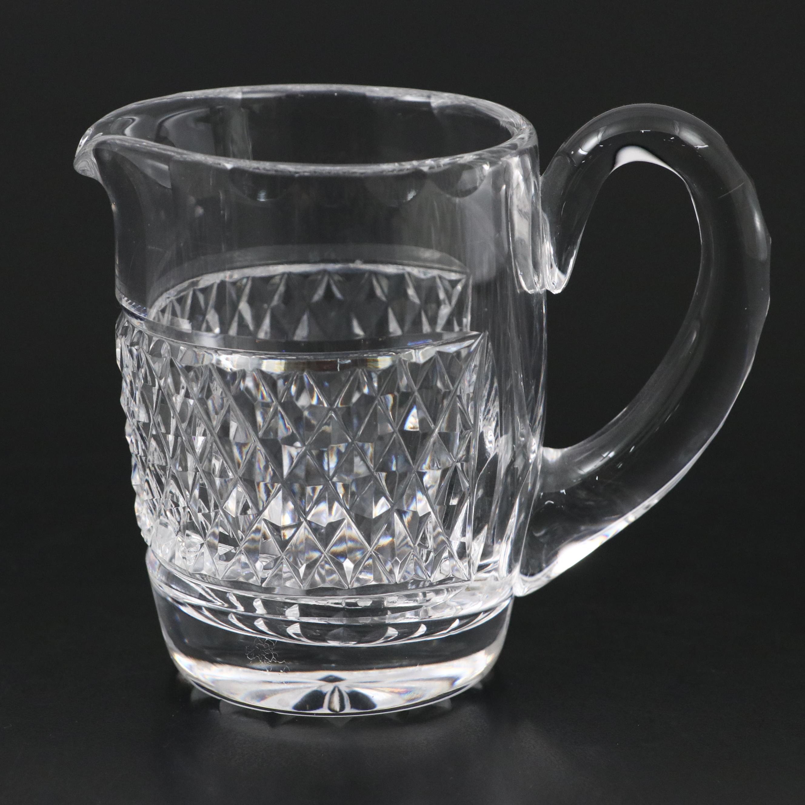 Waterford Crystal Creamer with Marquis by Waterford Crystal Bowl