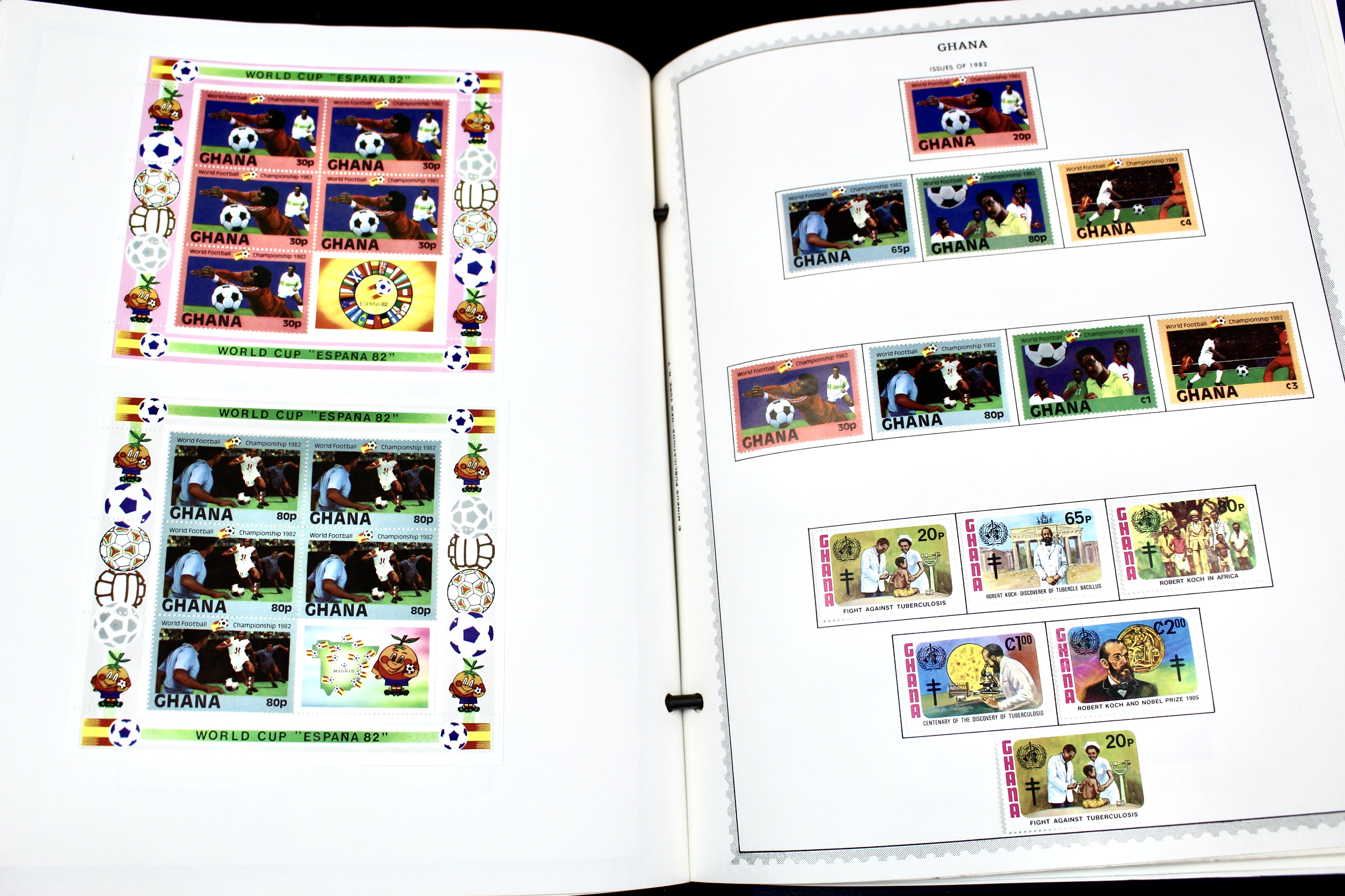 Mint Condition Ghana Postage Stamp Collection