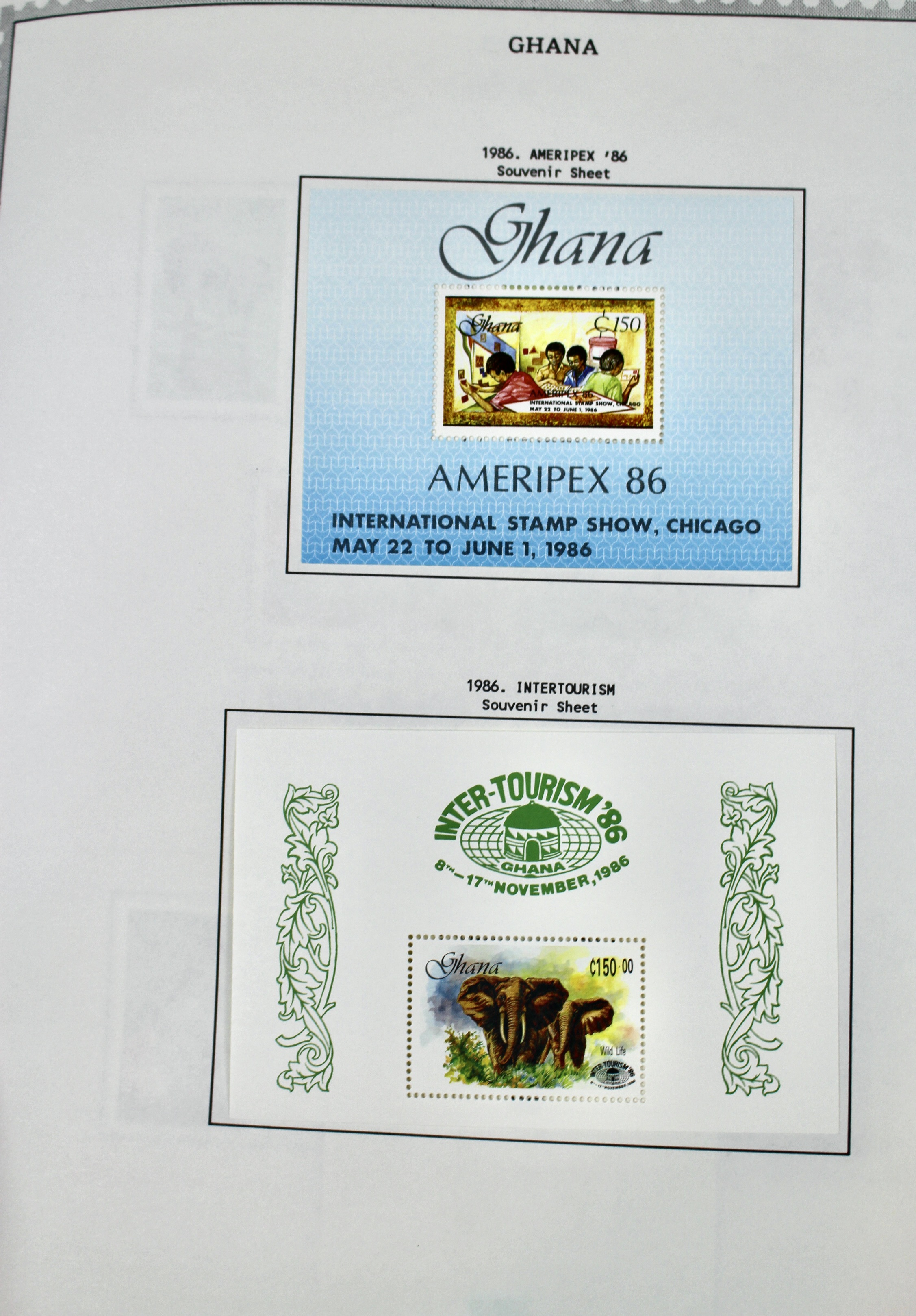 Mint Condition Ghana Postage Stamp Collection