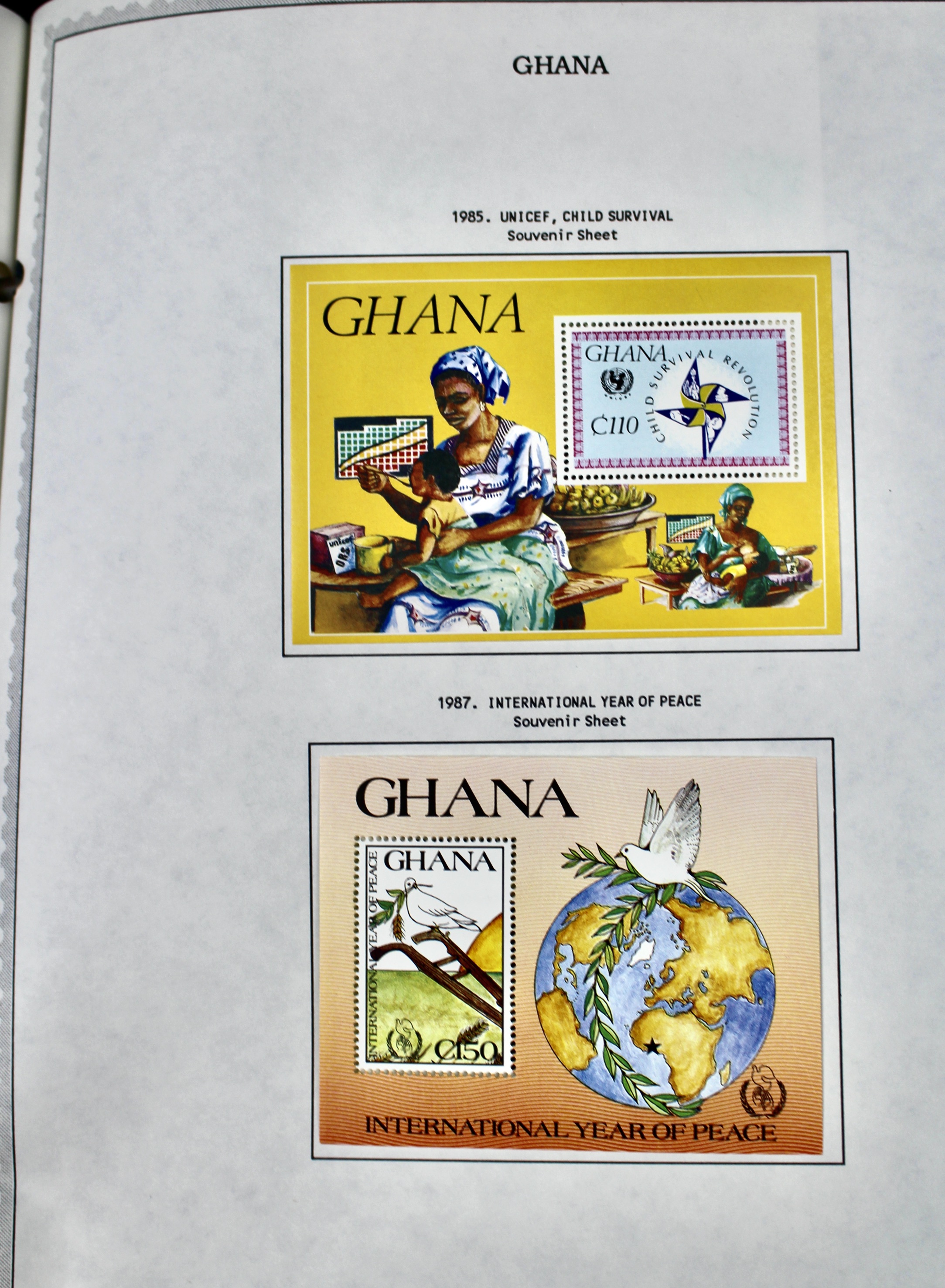 Mint Condition Ghana Postage Stamp Collection