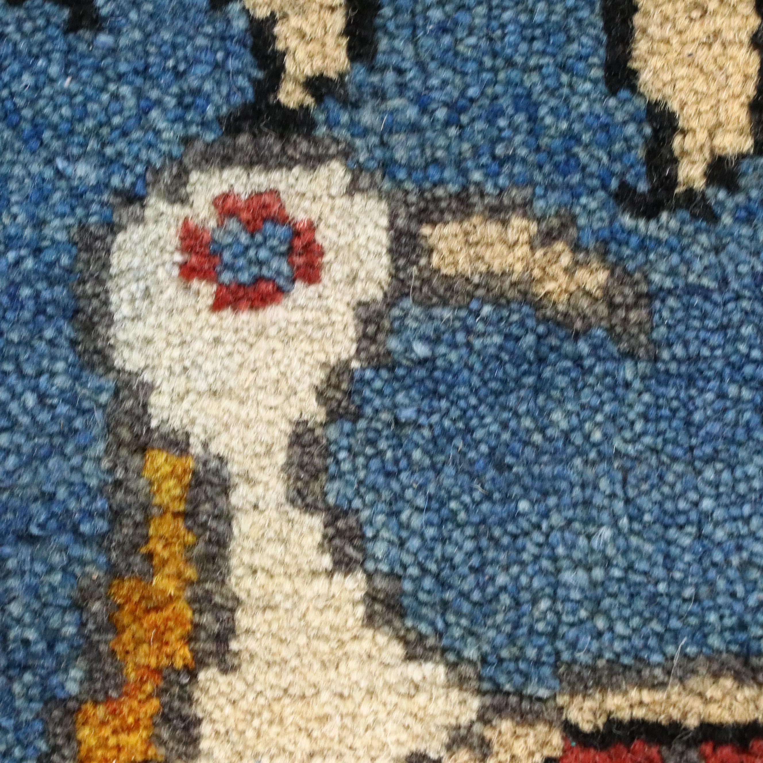 9'9 x 14' Hand-Knotted Indo-Persian Pictorial Room-Sized Rug