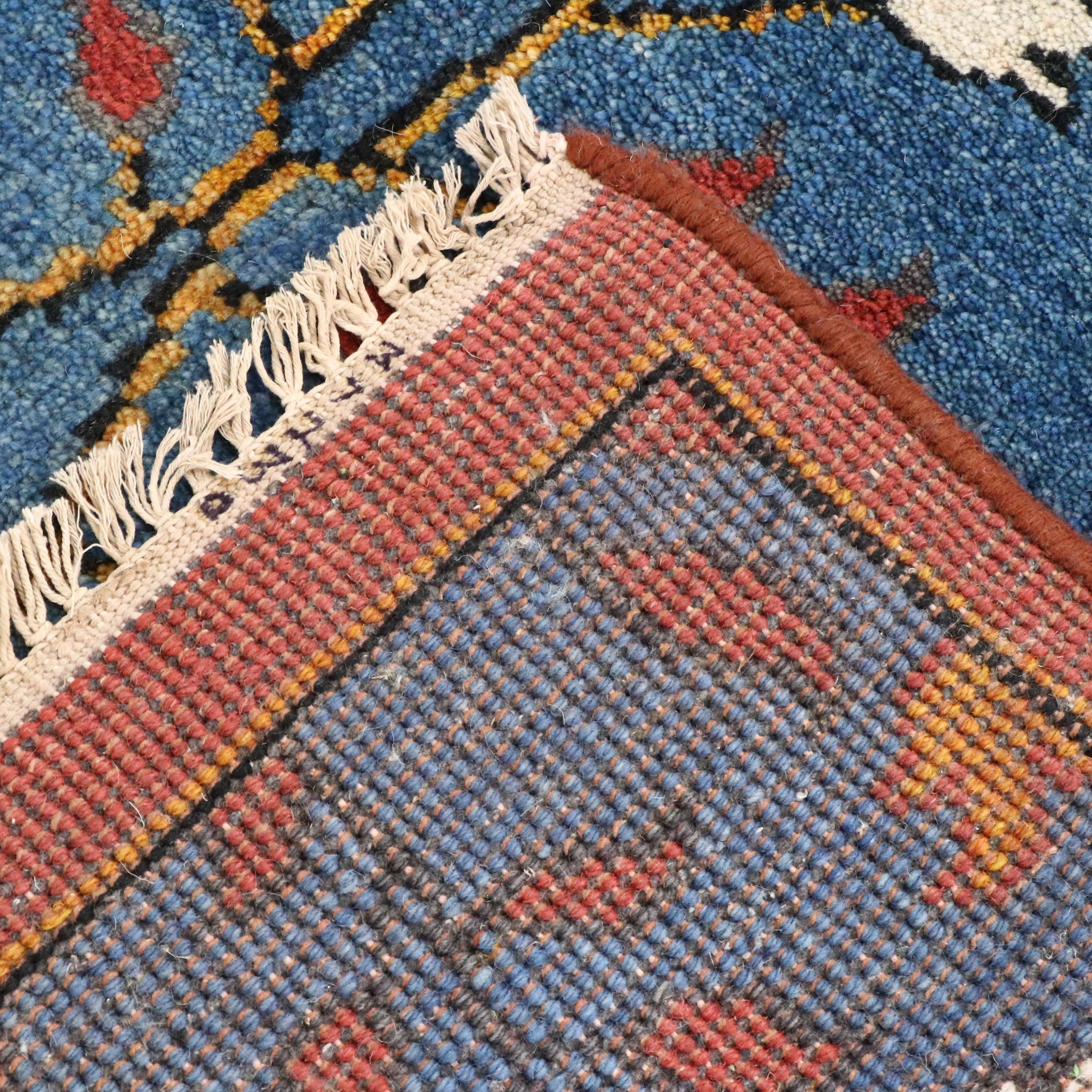 9'9 x 14' Hand-Knotted Indo-Persian Pictorial Room-Sized Rug