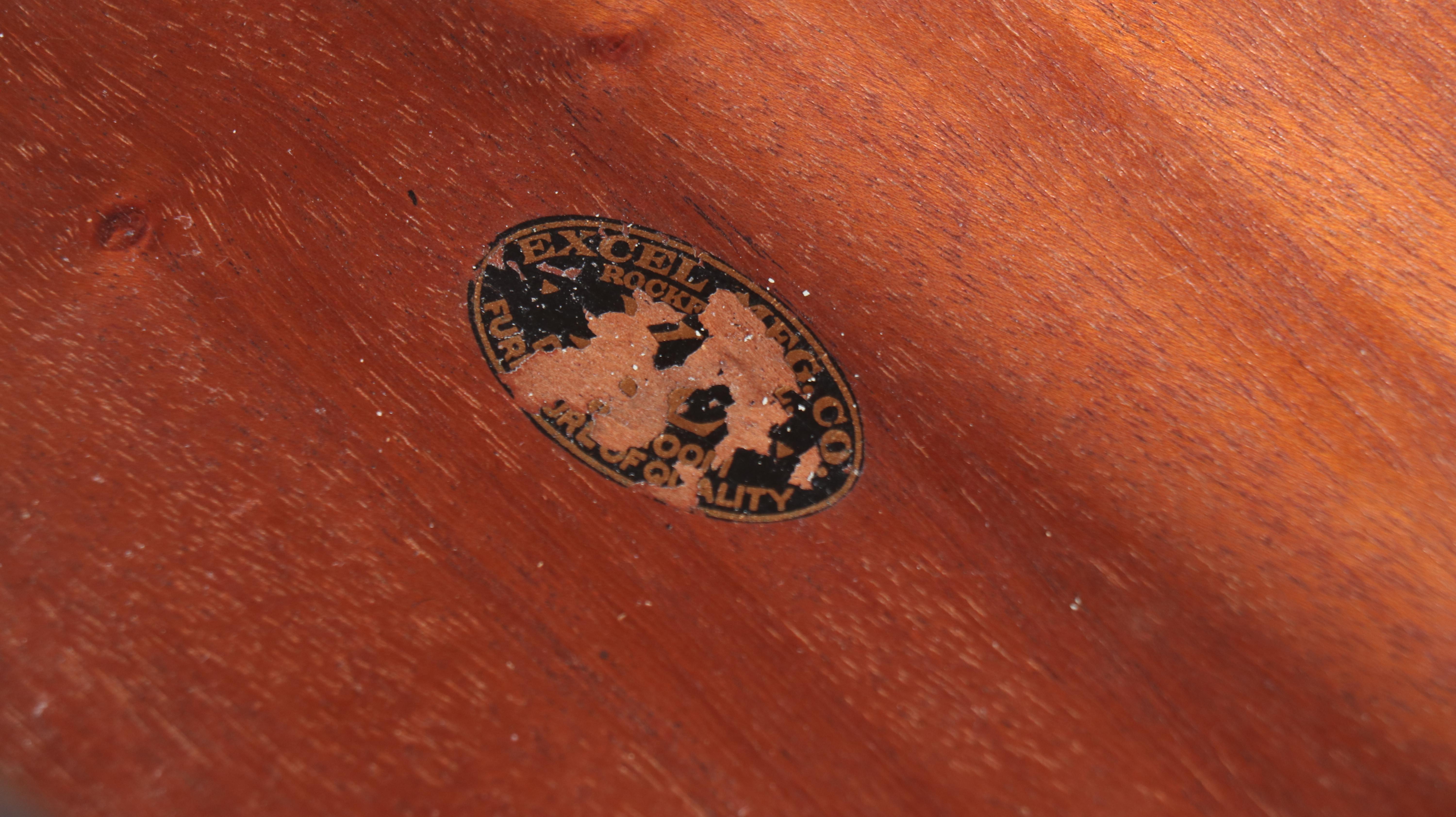 Excel Mfg. Co. Jacobean Revival Walnut China Cabinet, circa 1930