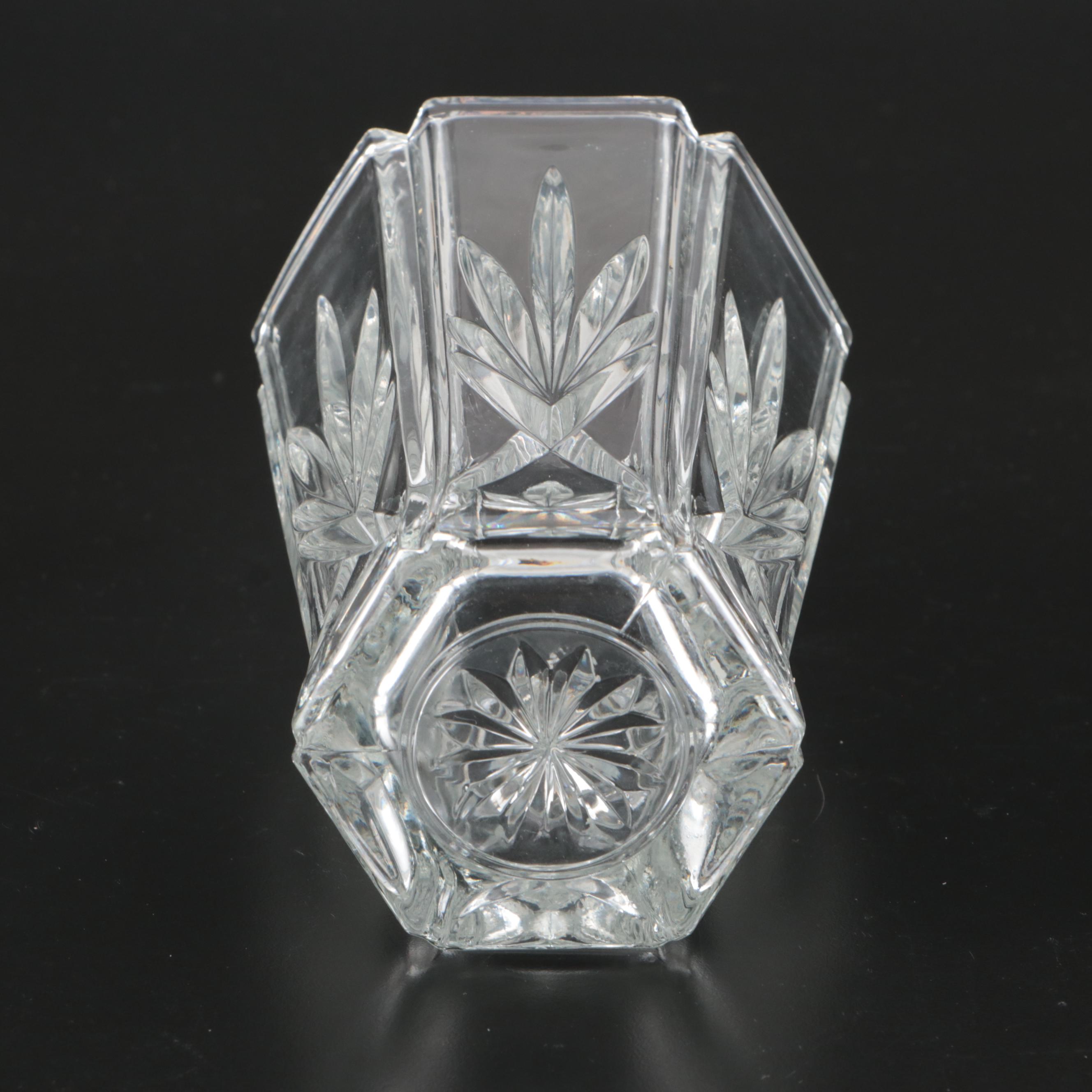 Gorham Sterling Spoon with Orrefors Crystal Vase and Other Tableware