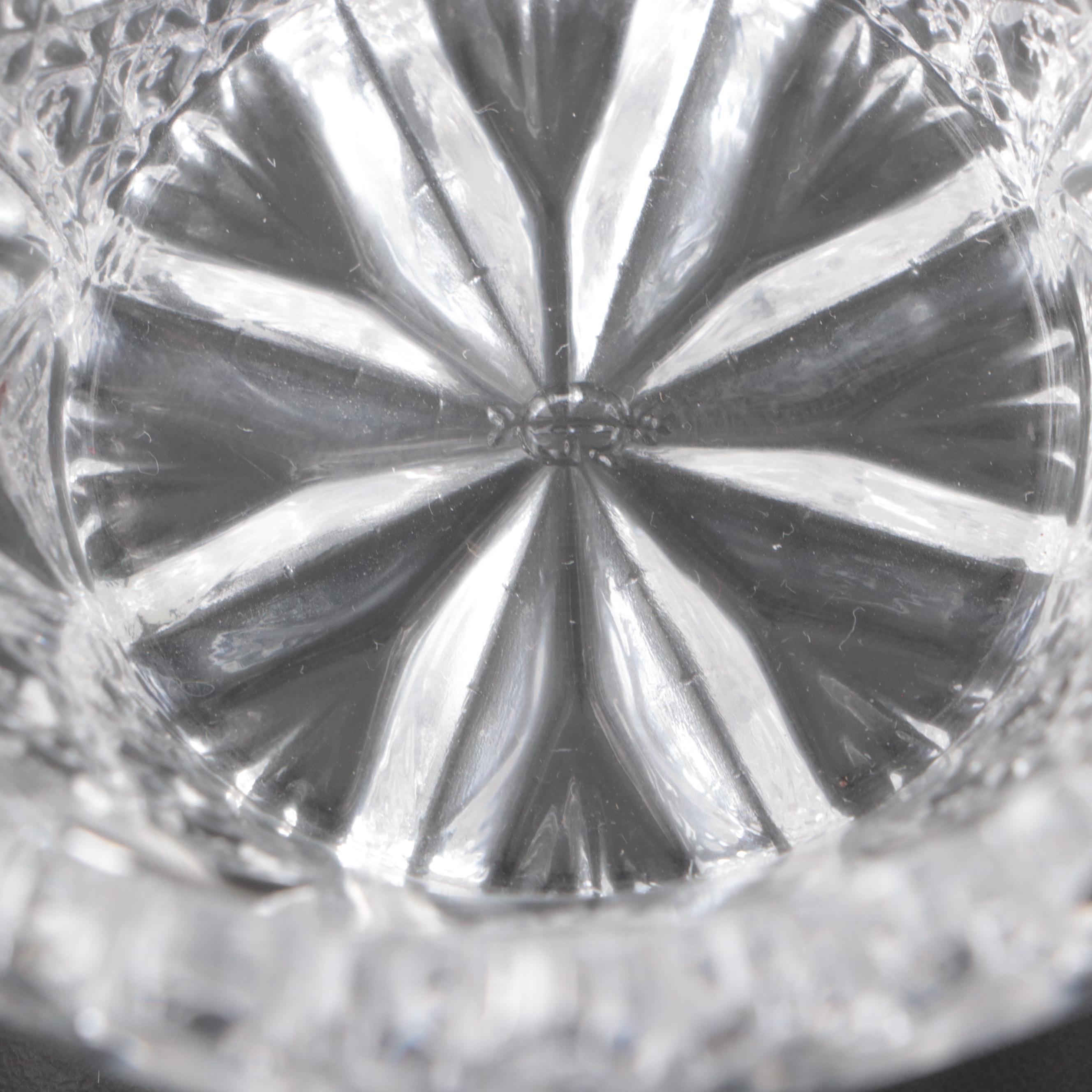 Gorham Sterling Spoon with Orrefors Crystal Vase and Other Tableware