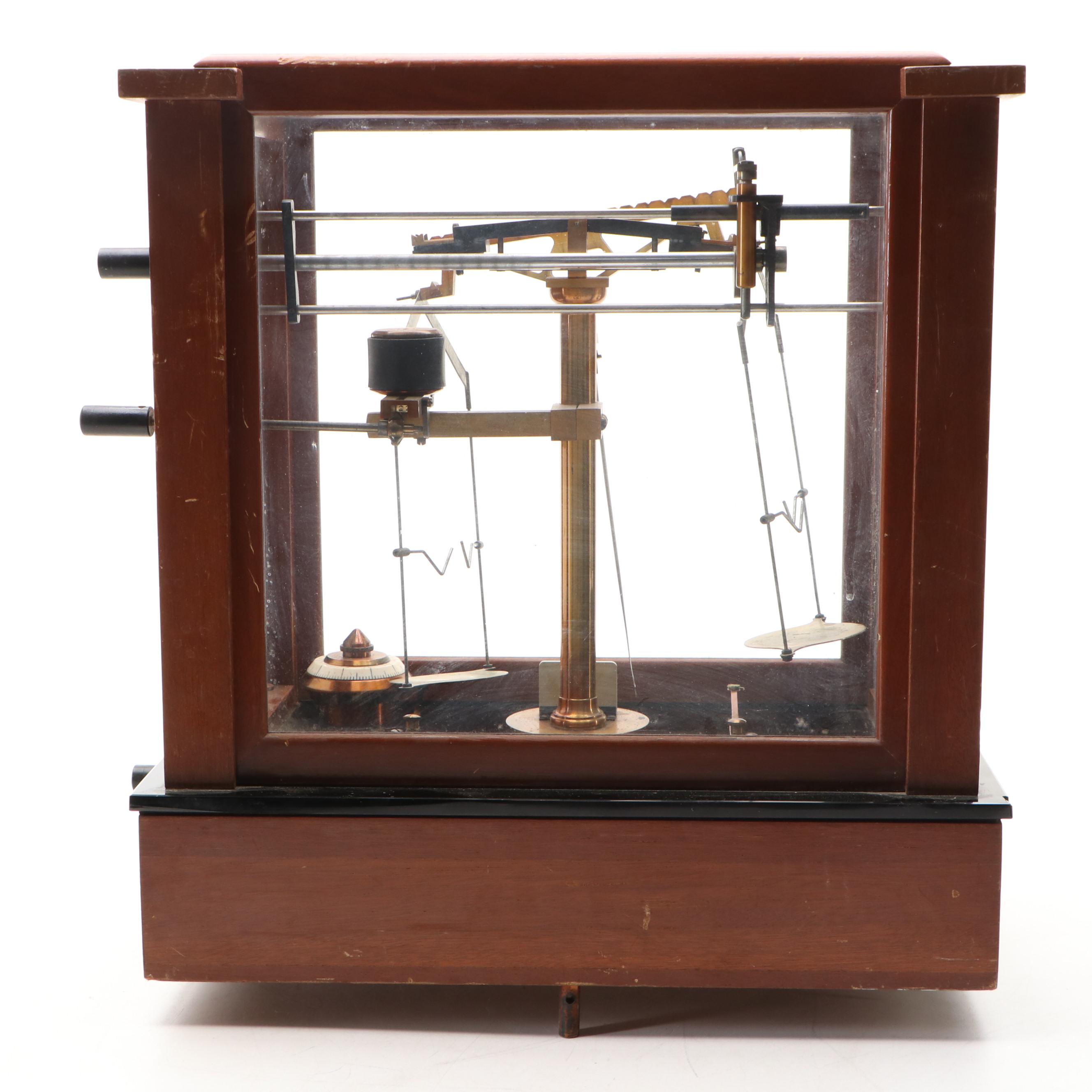 Seederer-Kohlbusch Inc. Apothecary Balance Scale with Cabinet