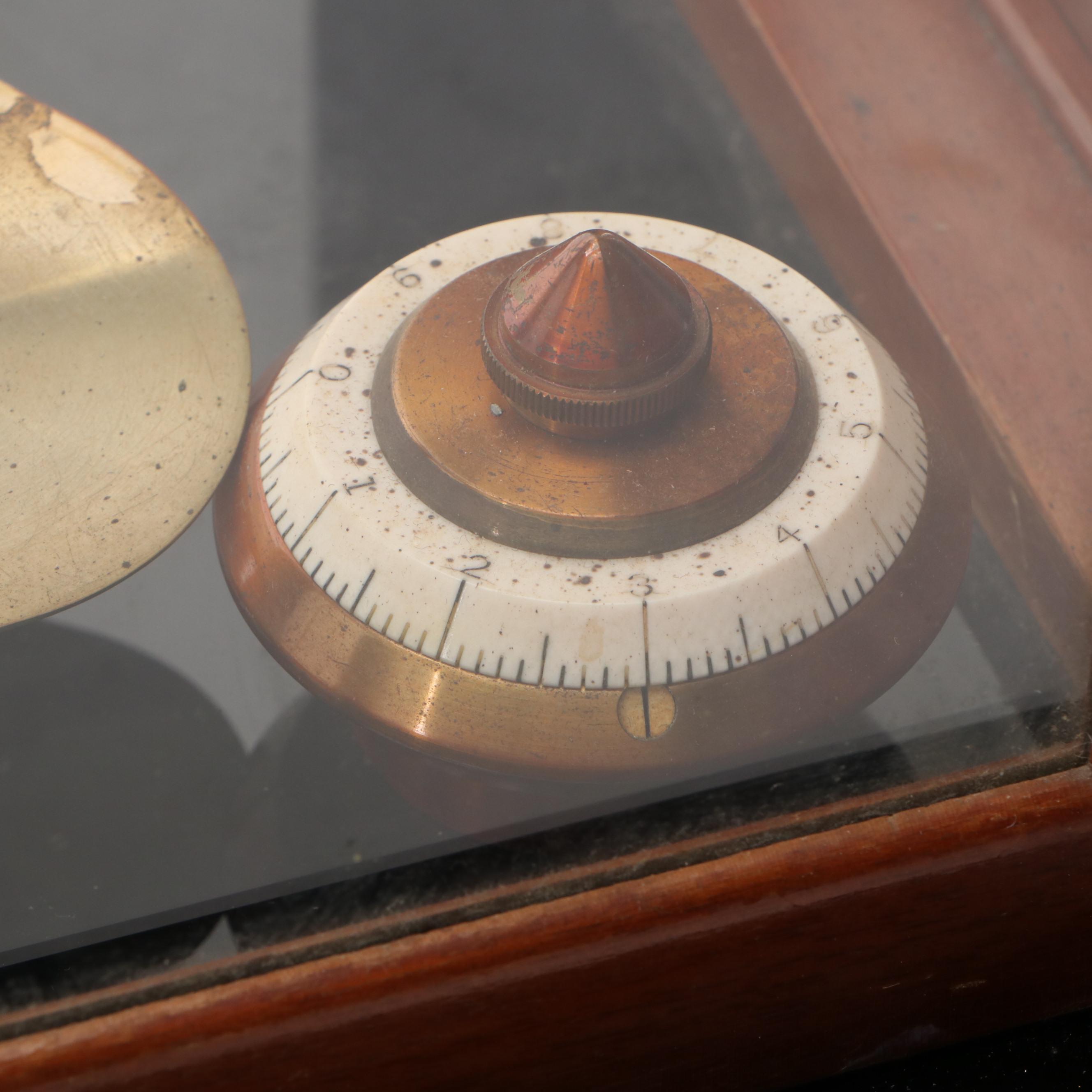 Seederer-Kohlbusch Inc. Apothecary Balance Scale with Cabinet