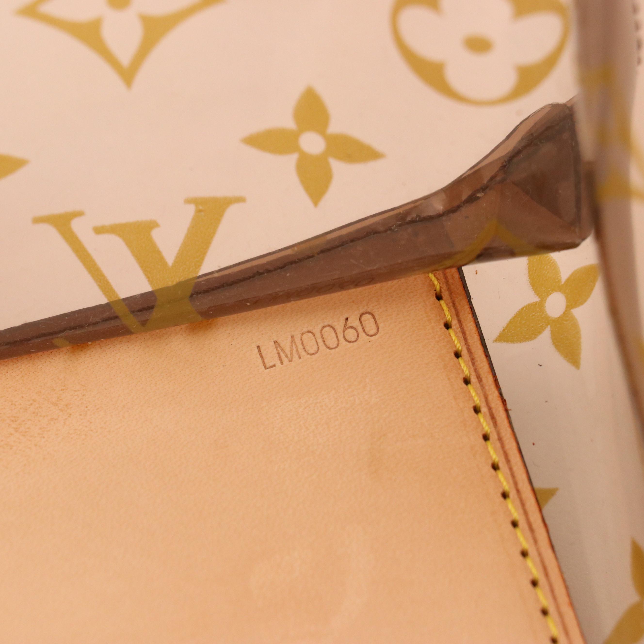 Louis Vuitton Cabas Cruise GM Tote in Monogram Vinyl with Vachetta Leather Trim