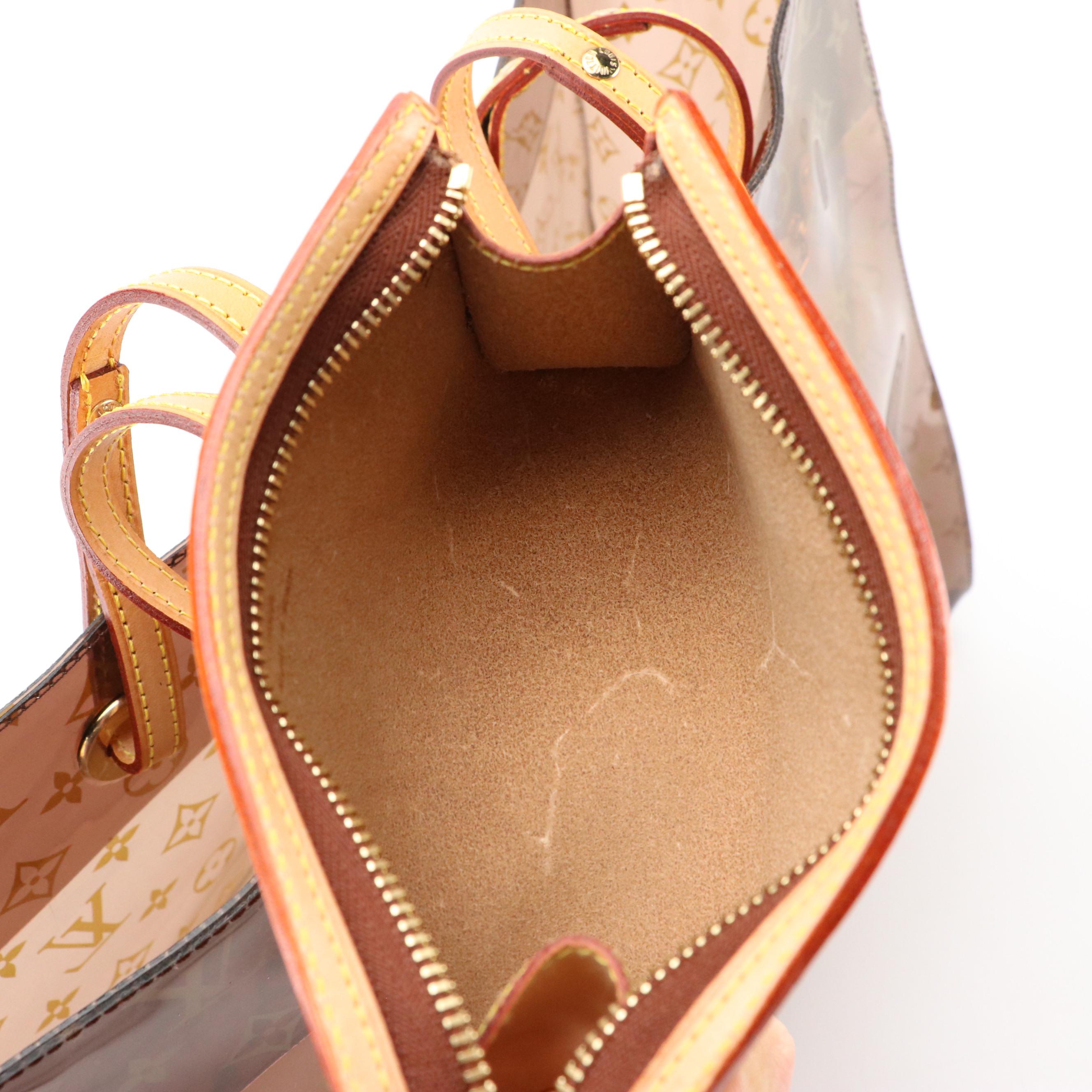 Louis Vuitton Cabas Cruise GM Tote in Monogram Vinyl with Vachetta Leather Trim