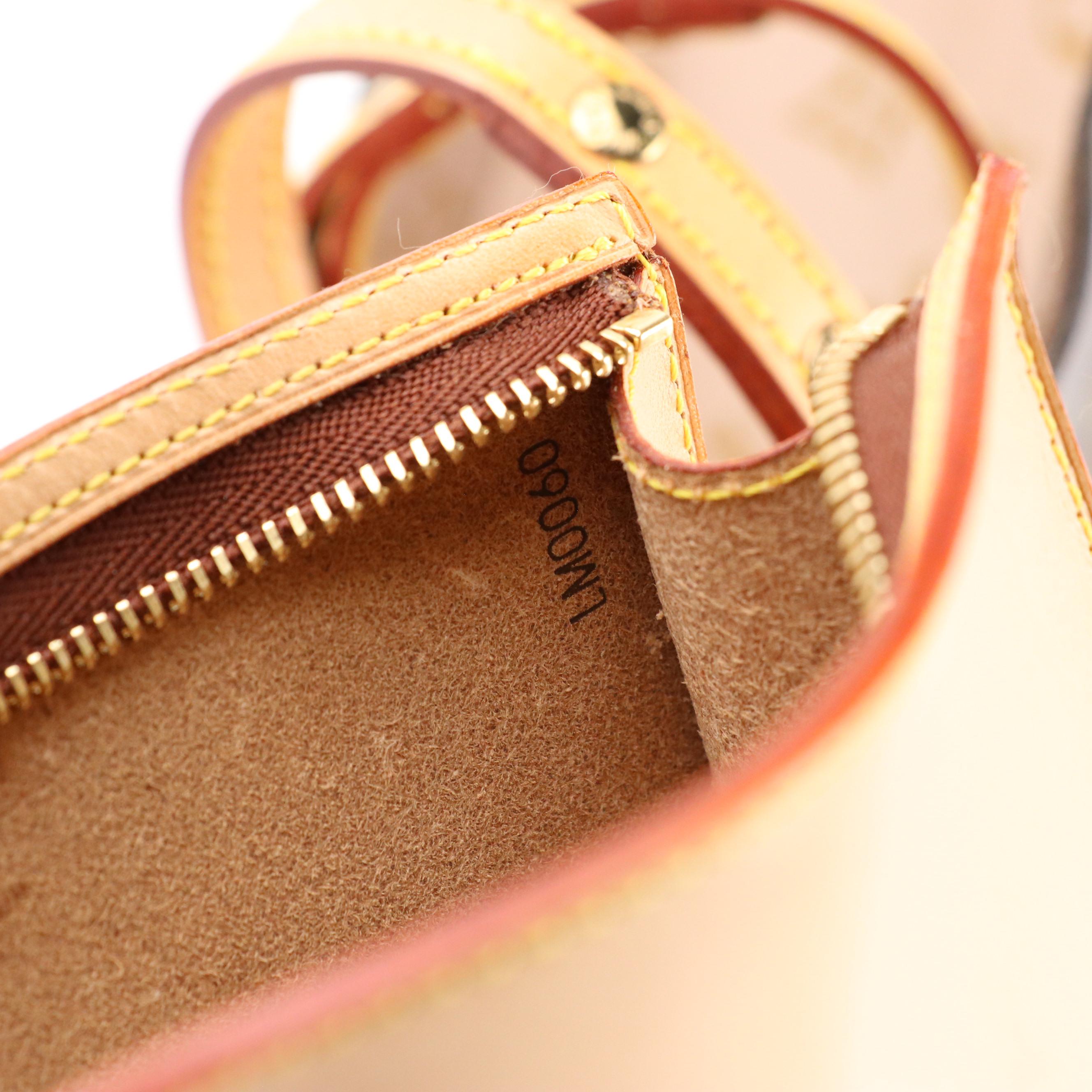 Louis Vuitton Cabas Cruise GM Tote in Monogram Vinyl with Vachetta Leather Trim