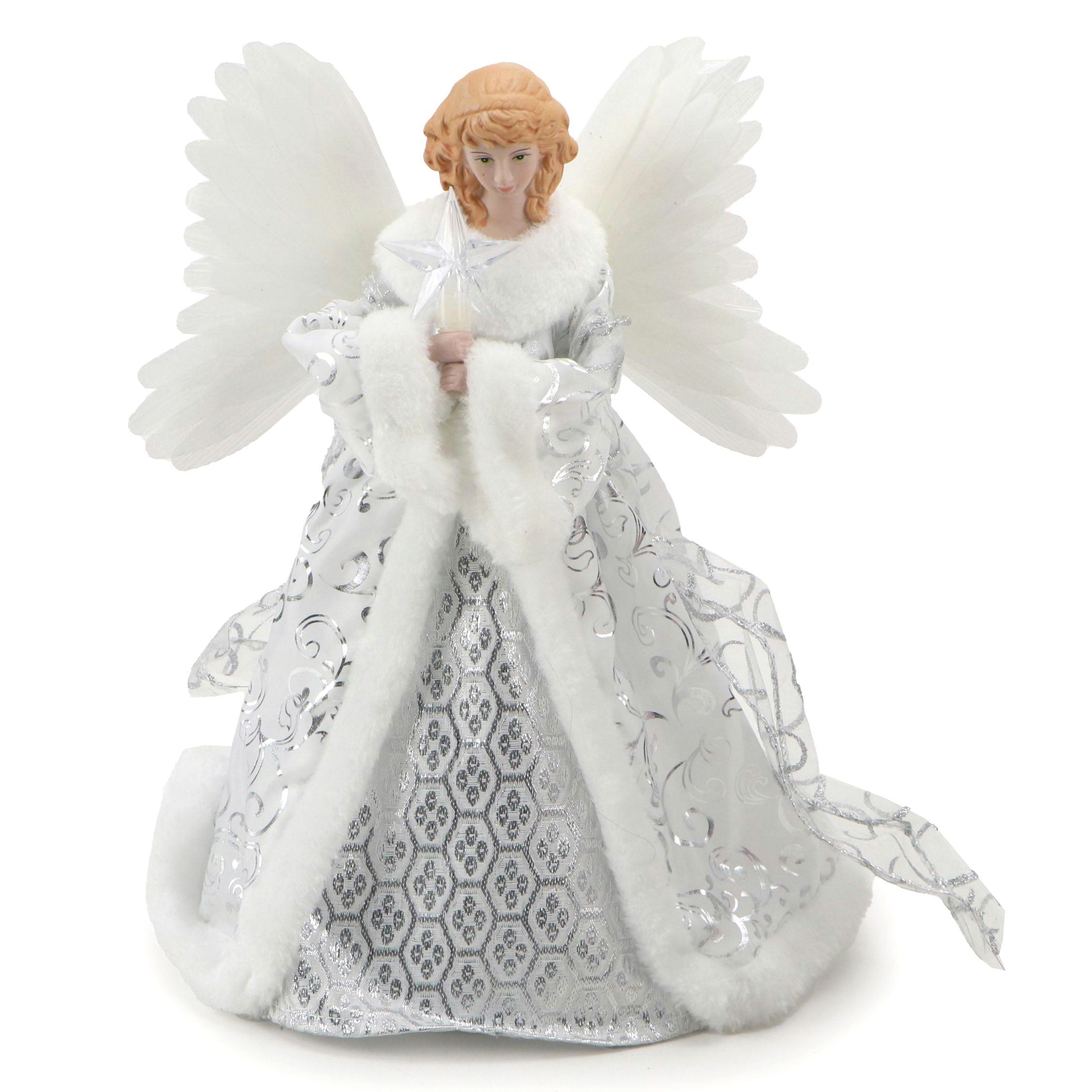 Mr. Christmas Animated Fiber Optic Angel Tree Topper