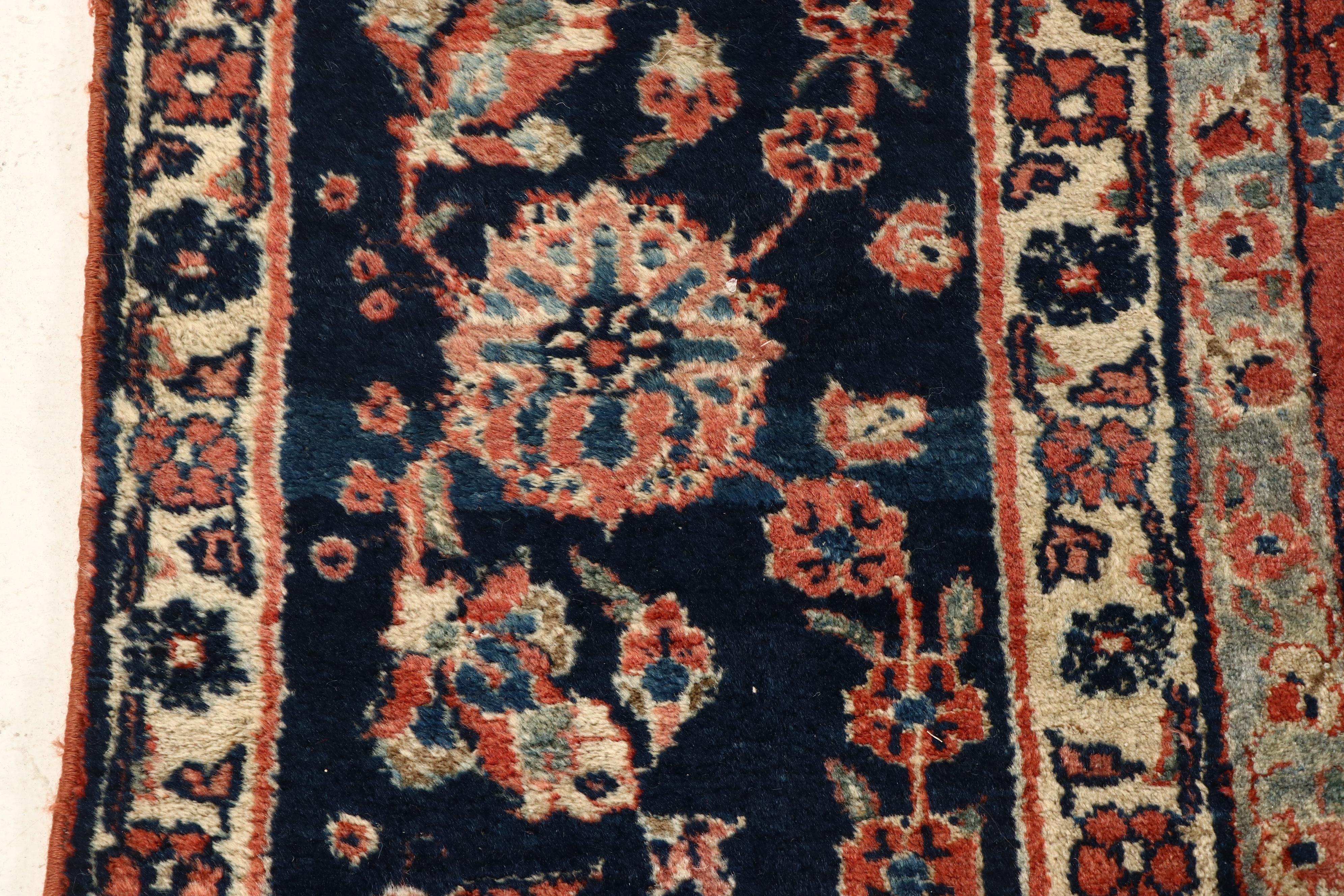 9'10 x 14'8 Hand-Knotted Persian Kerman Room Sized Rug