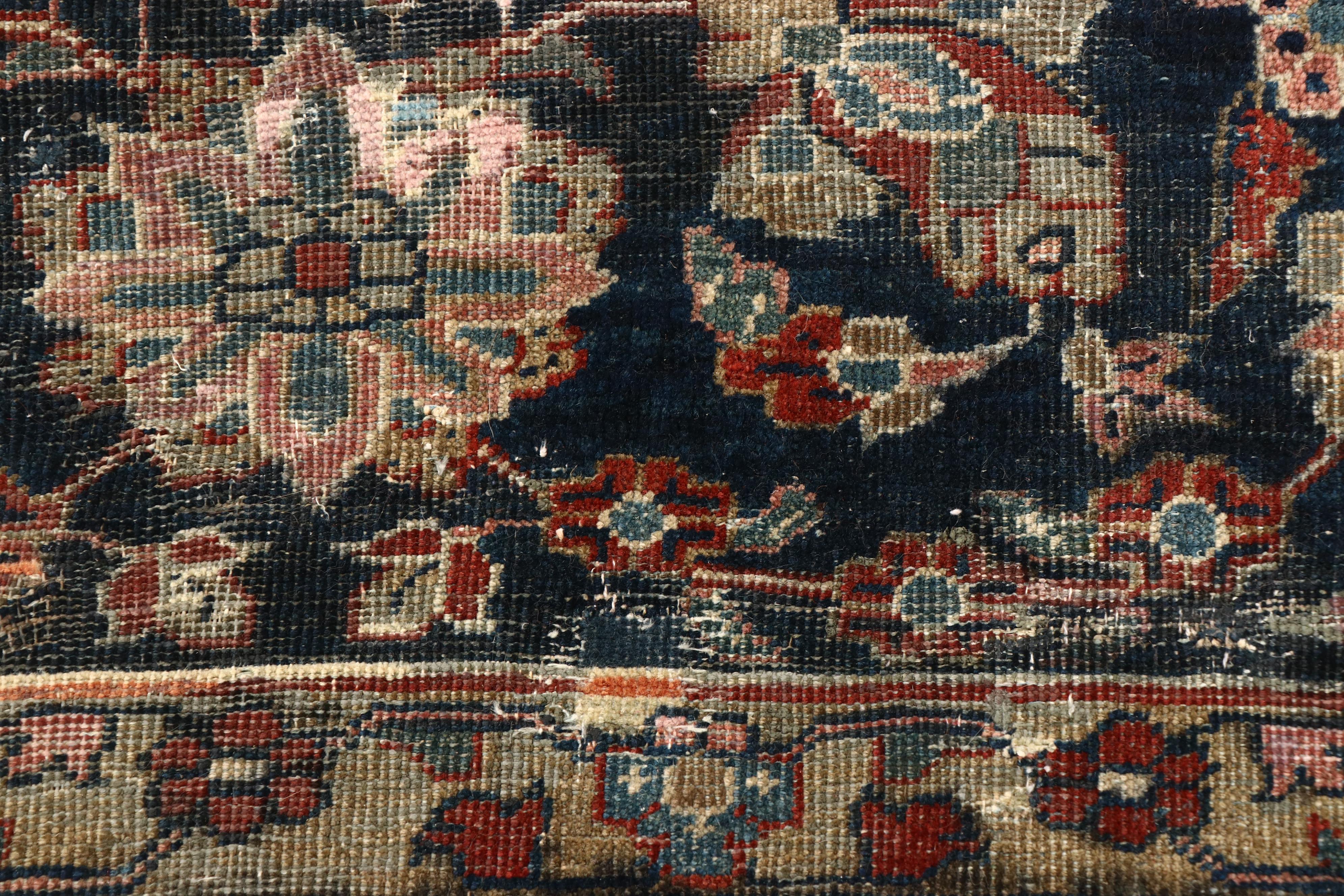 9'10 x 14'8 Hand-Knotted Persian Kerman Room Sized Rug