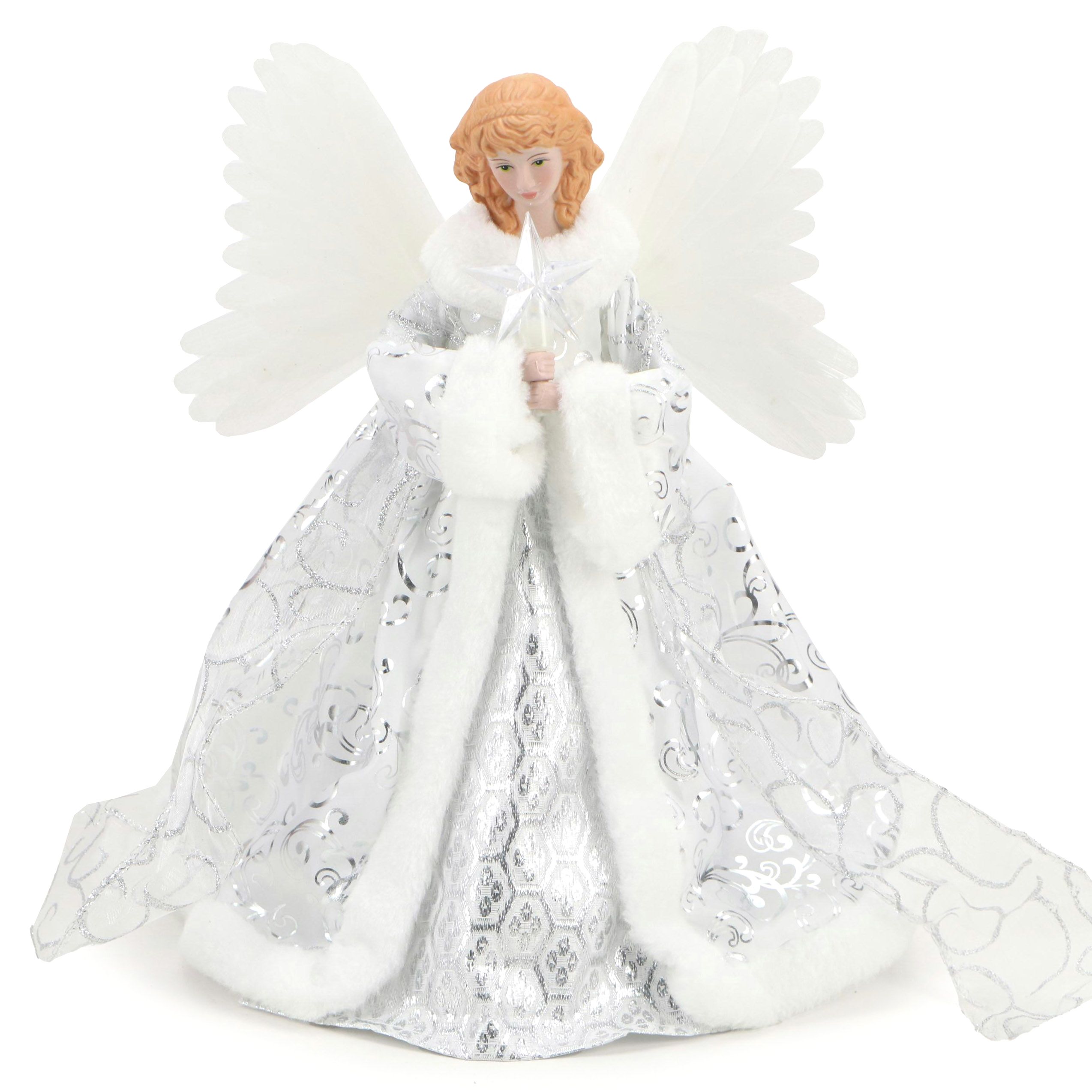 Mr. Christmas Animated Fiber Optic Angel Tree Topper