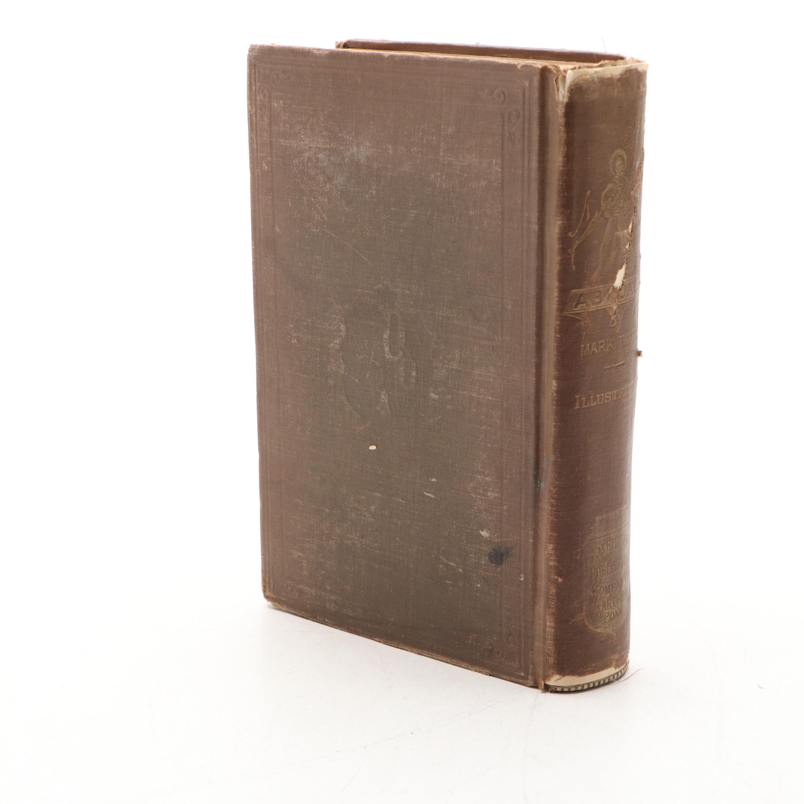 First Edition, Second State "A Tramp Abroad" by Mark Twain, 1880