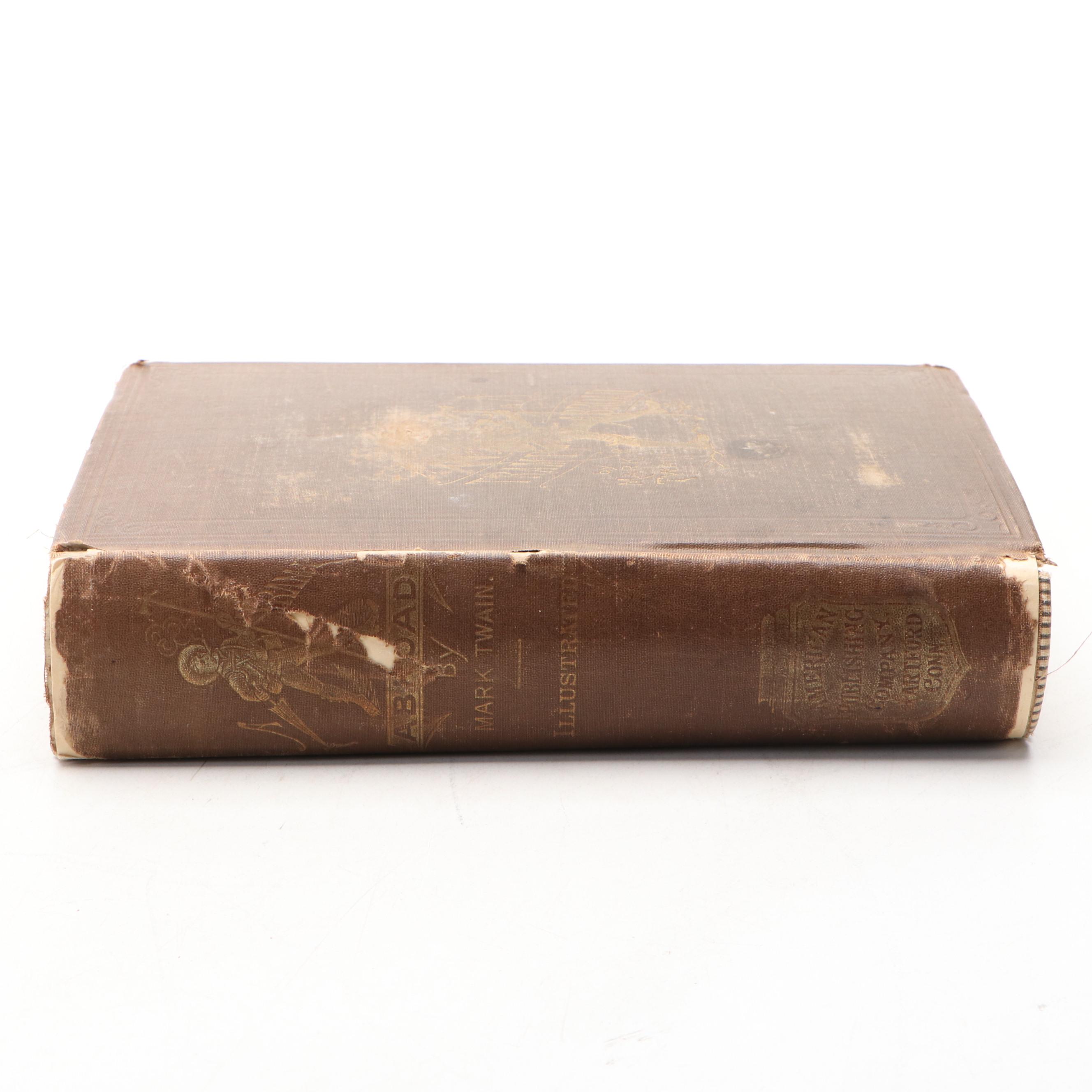 First Edition, Second State "A Tramp Abroad" by Mark Twain, 1880