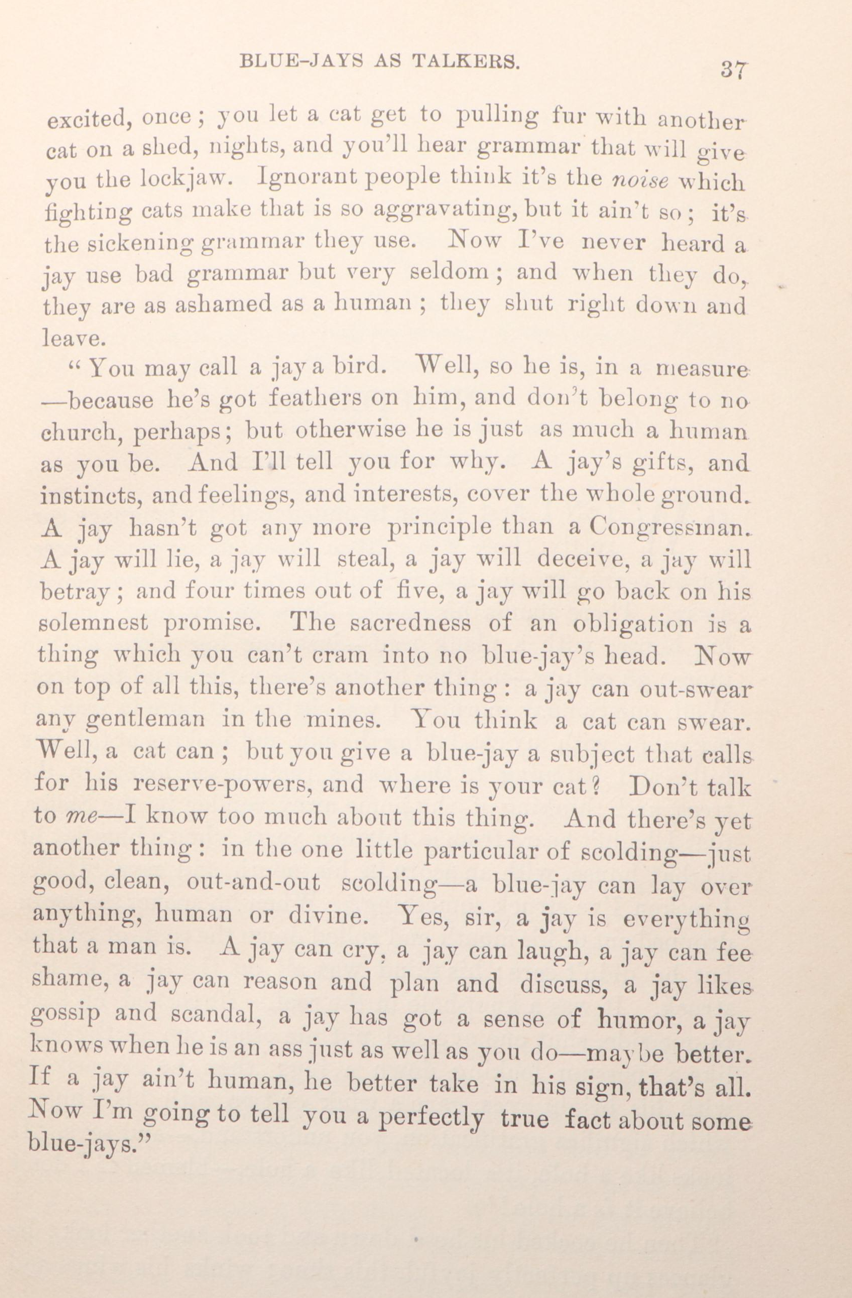 First Edition, Second State "A Tramp Abroad" by Mark Twain, 1880