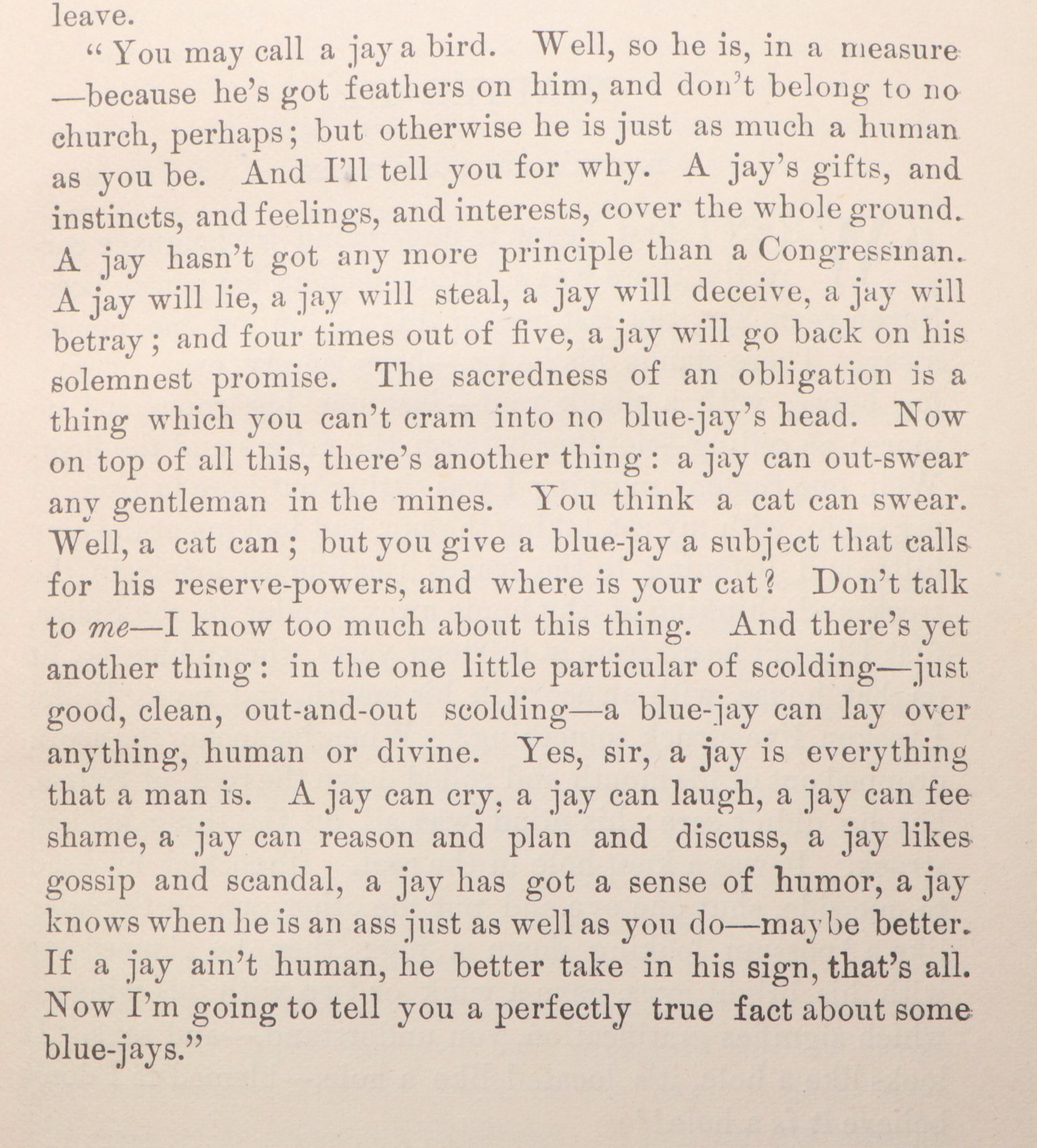 First Edition, Second State "A Tramp Abroad" by Mark Twain, 1880