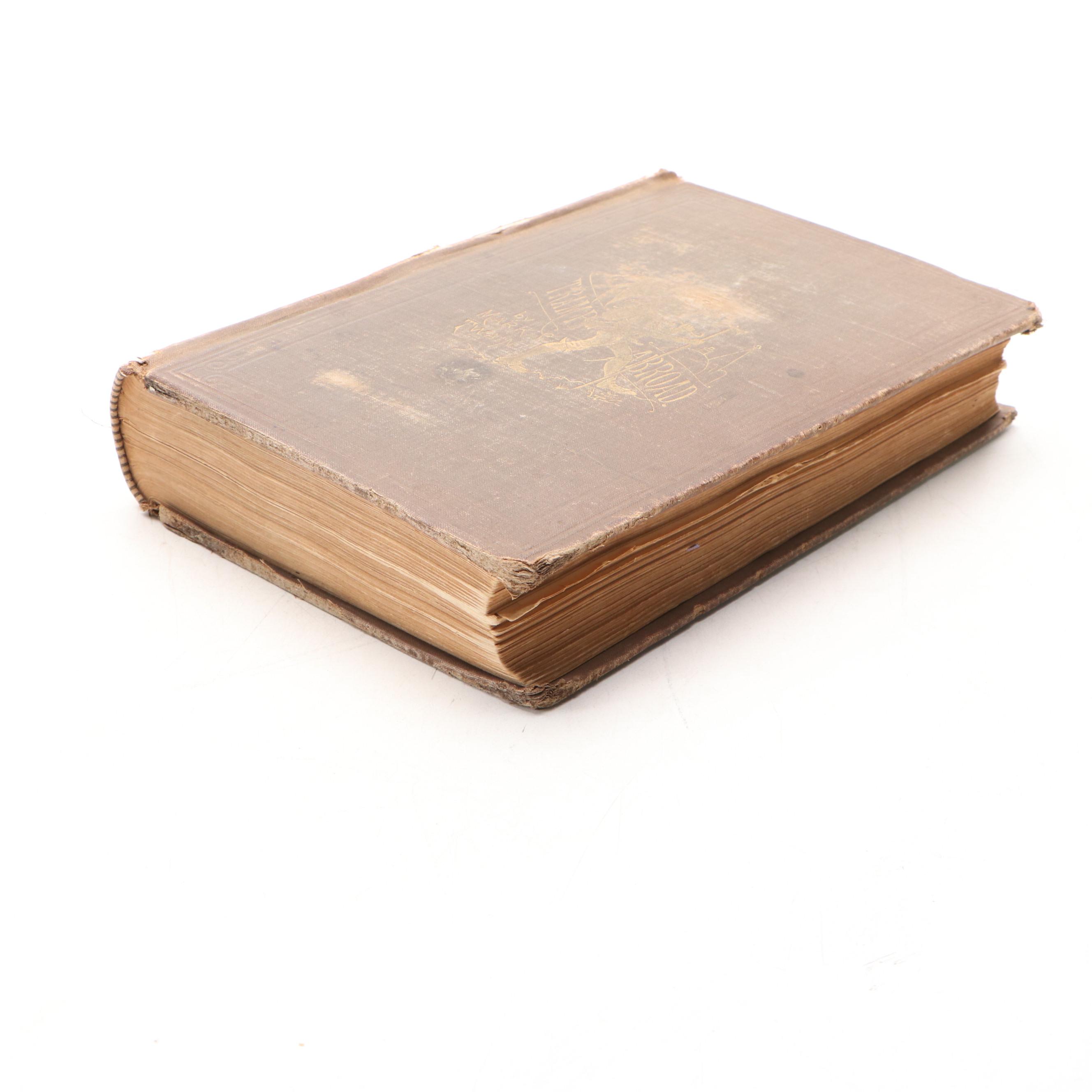 First Edition, Second State "A Tramp Abroad" by Mark Twain, 1880