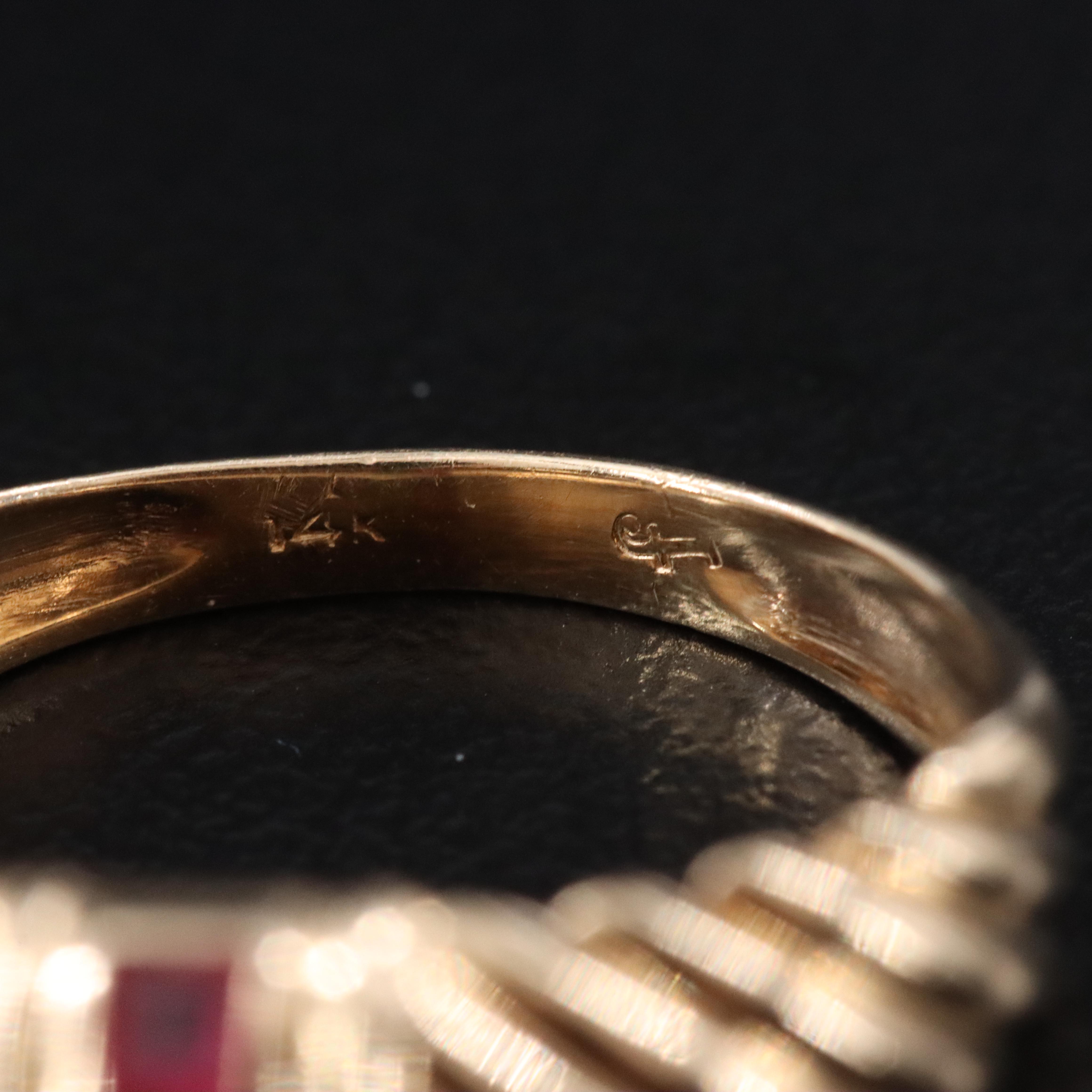 14K Ruby Ring