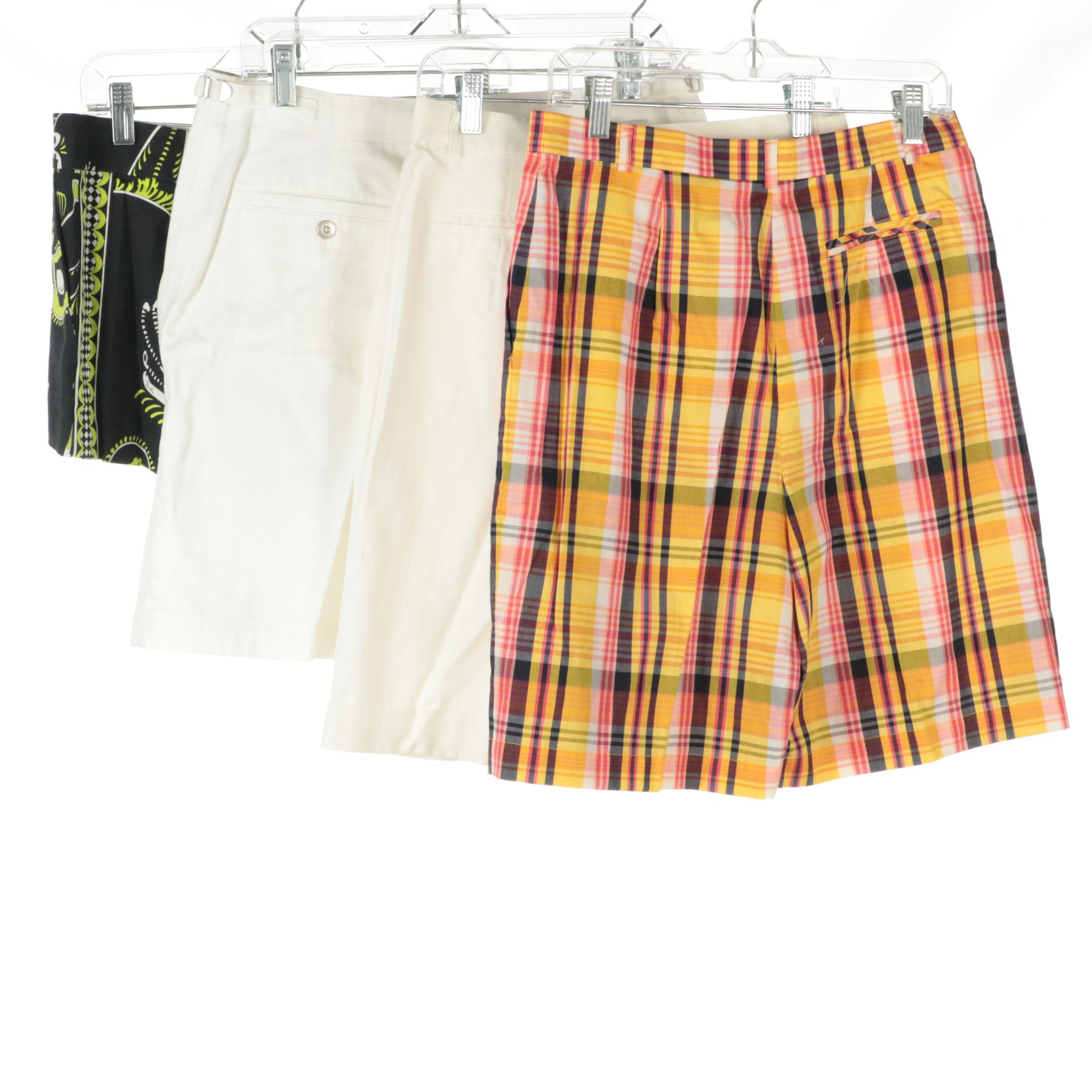 Emilio Pucci Mini Shorts with Escada Sport & Lauren Ralph Lauren Bermuda Shorts