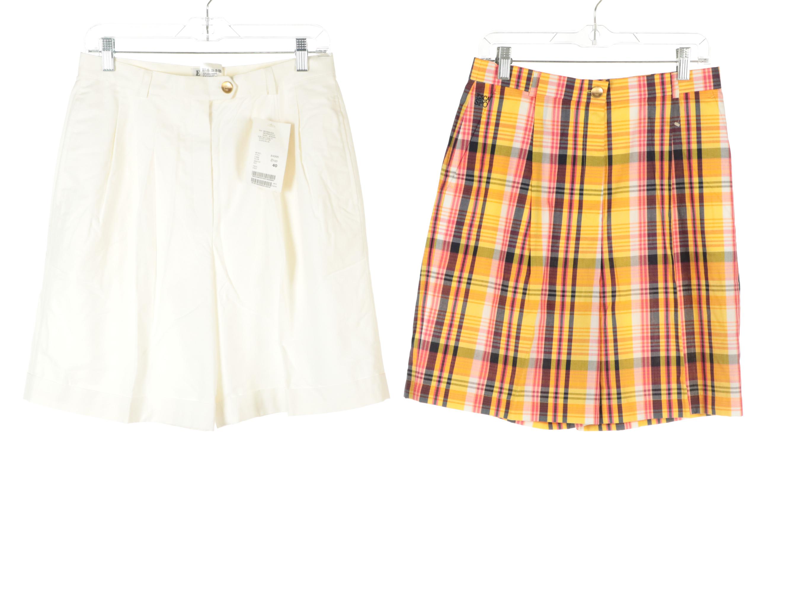 Emilio Pucci Mini Shorts with Escada Sport & Lauren Ralph Lauren Bermuda Shorts