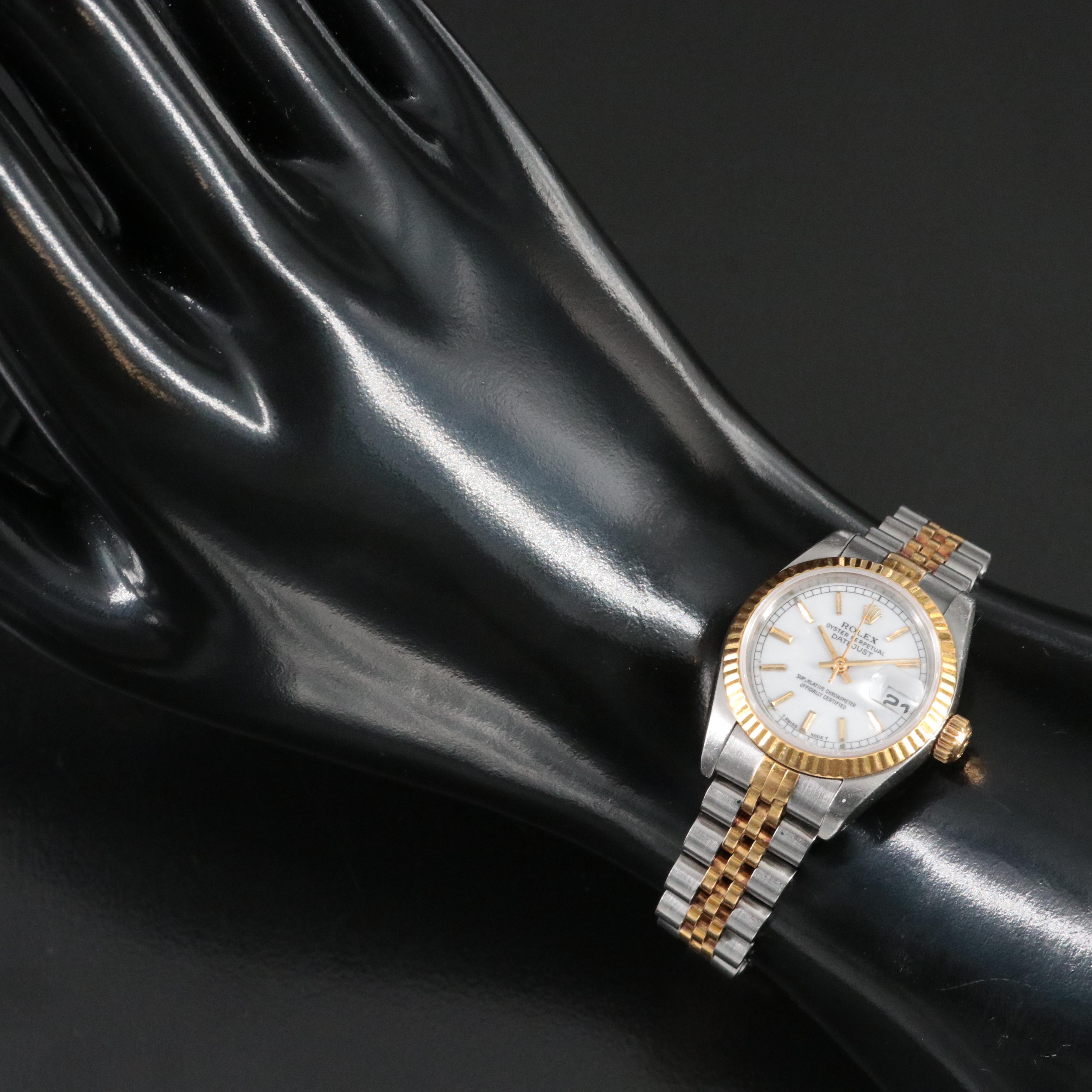 1991 Rolex Datejust 18K and Steel Two-Tone Watch