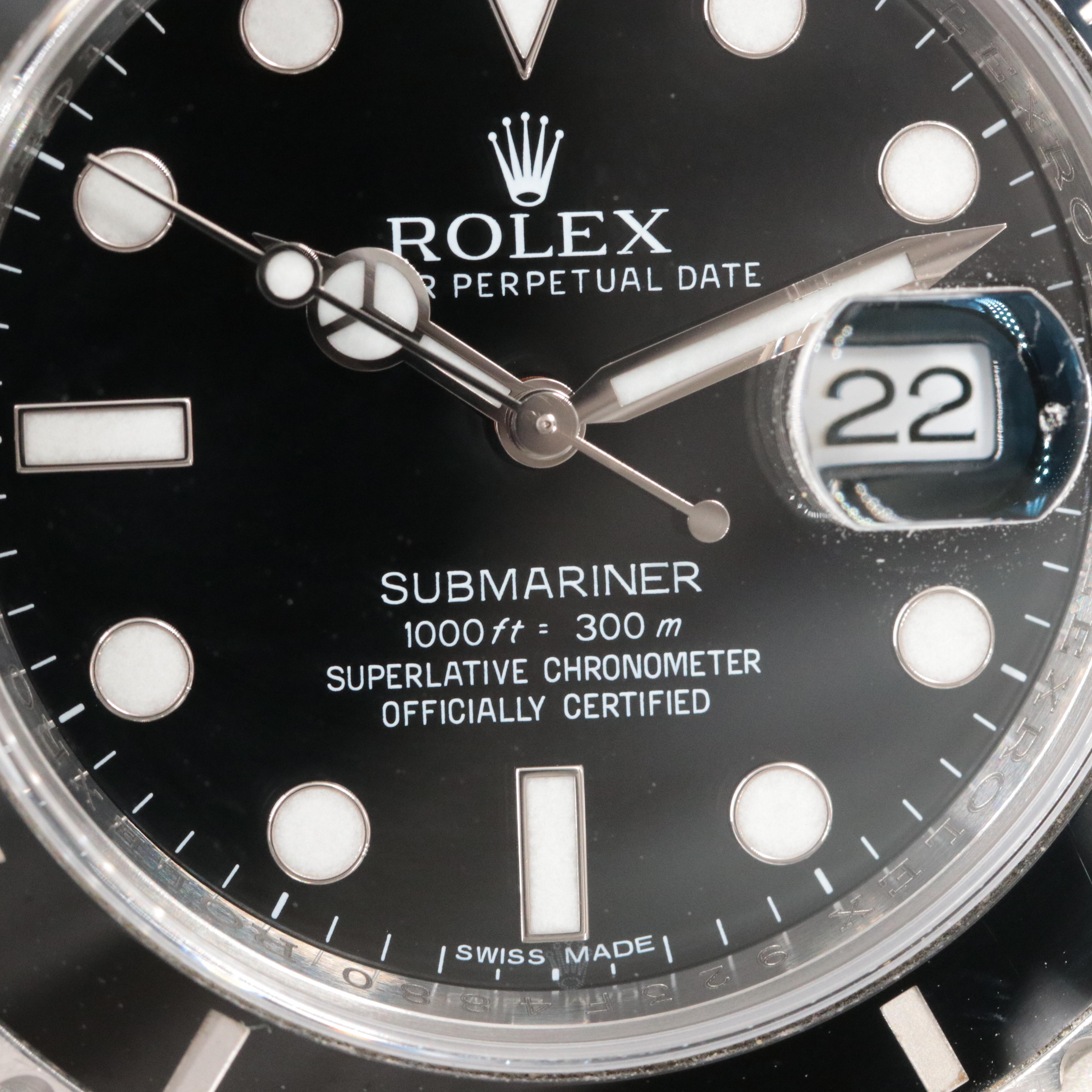Rolex Submariner Date Cerachrom Bezel Watch