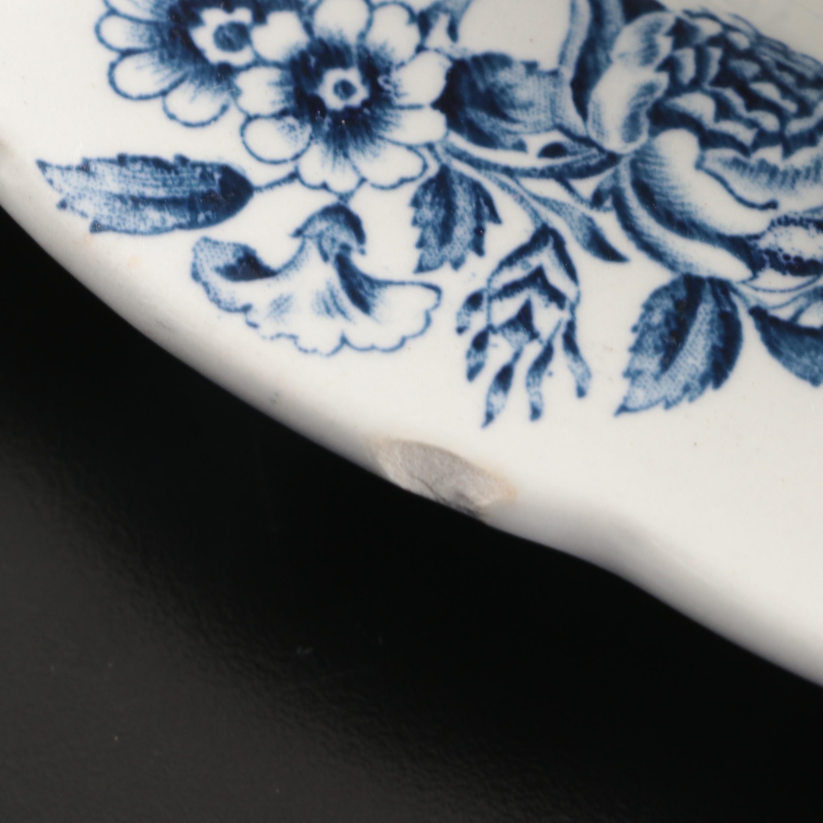 Booths "Peony Blue" Porcelain Tableware