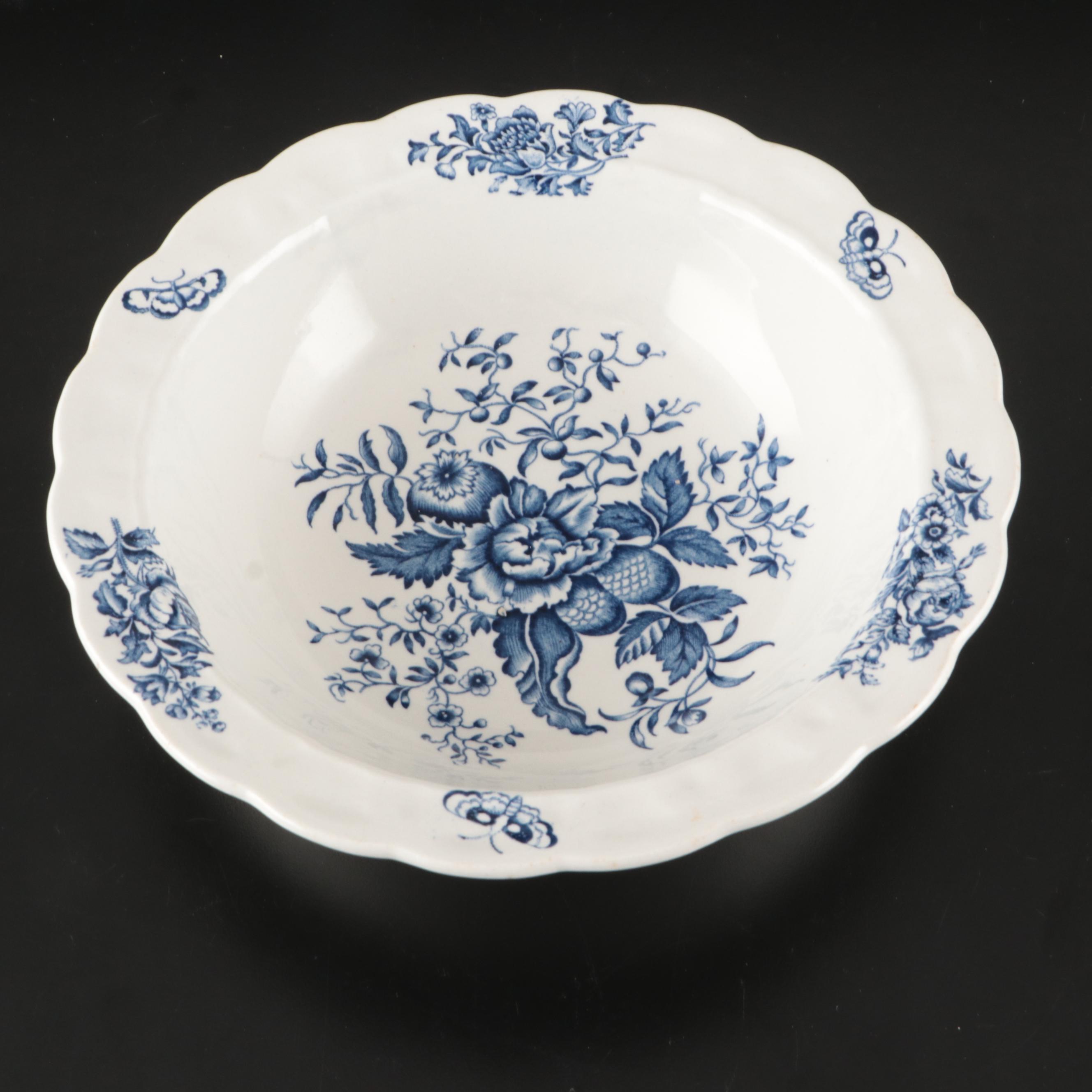 Booths "Peony Blue" Porcelain Tableware