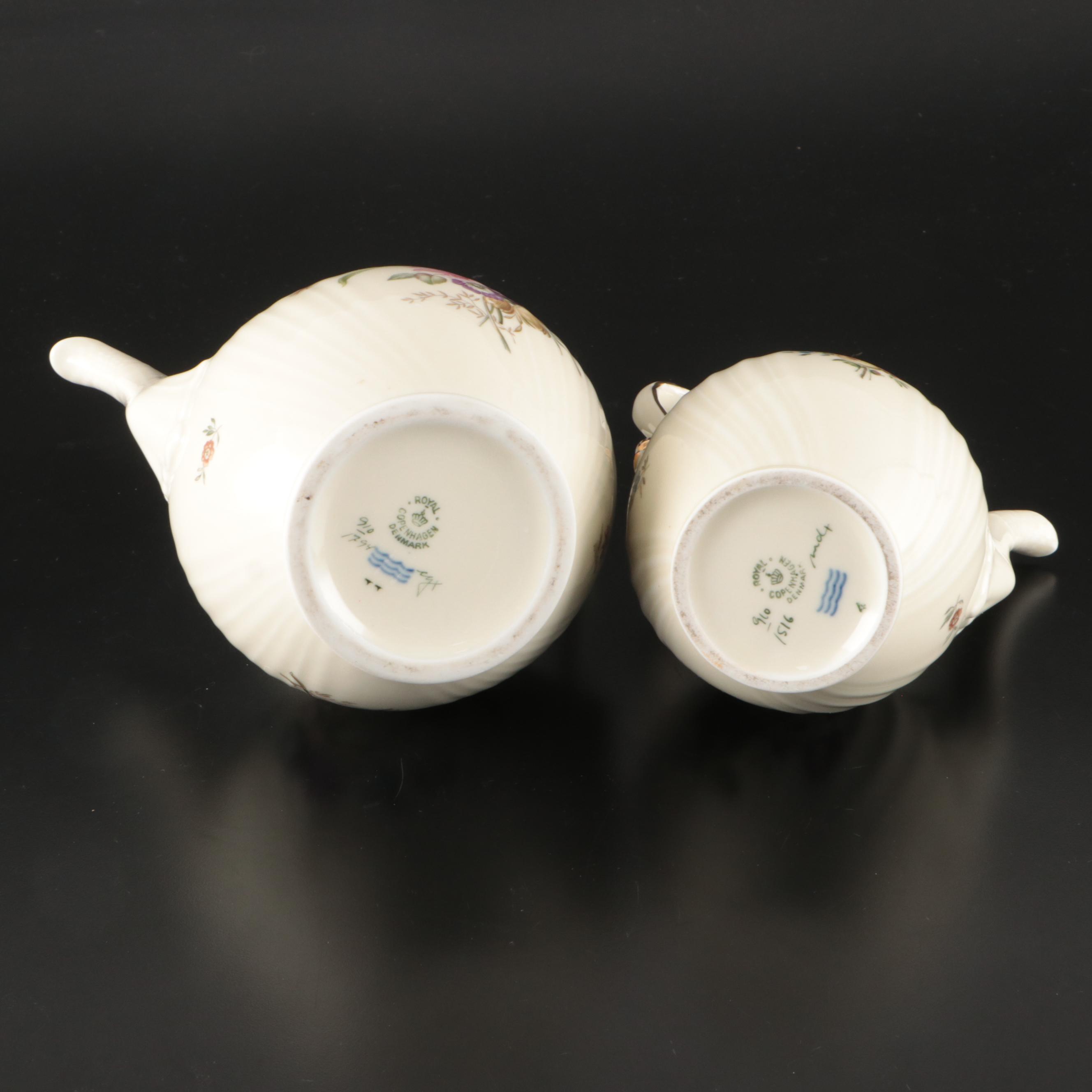 Royal Copenhagen Frijsenborg Porcelain Coffee Pots