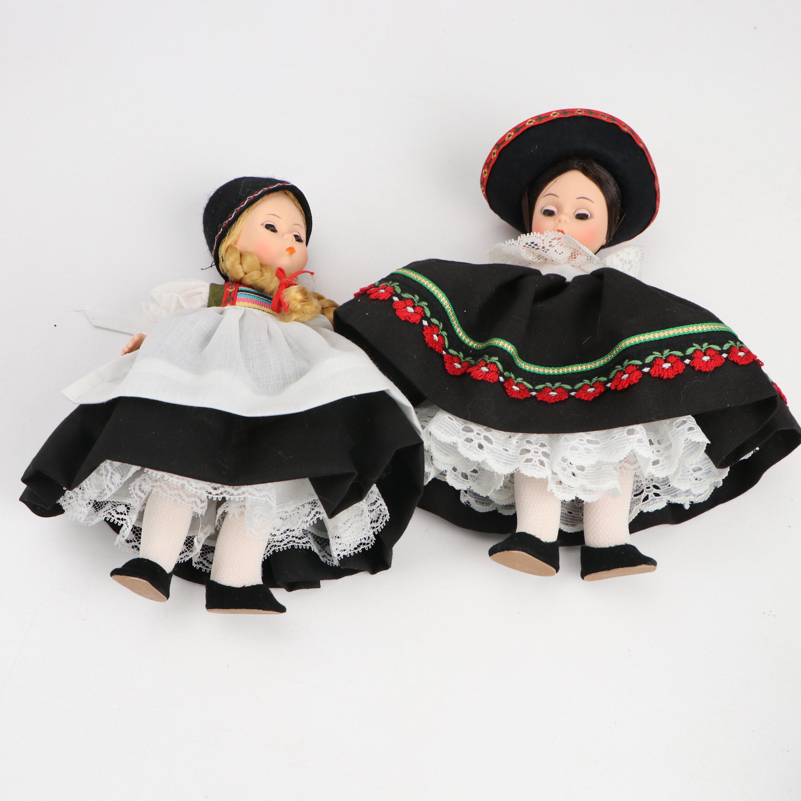 Madame Alexander International Collection and Betsy Ross Dolls with Others