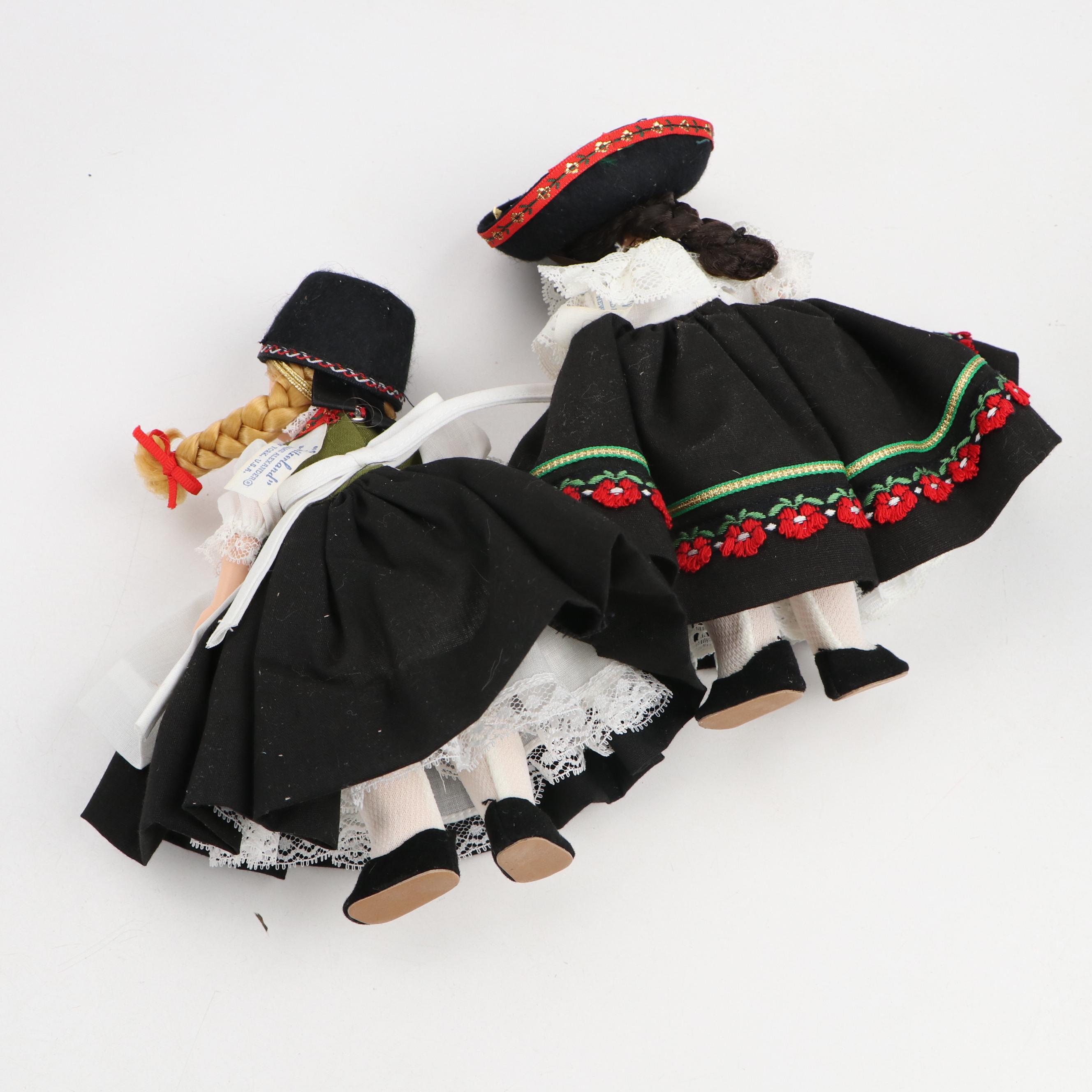 Madame Alexander International Collection and Betsy Ross Dolls with Others